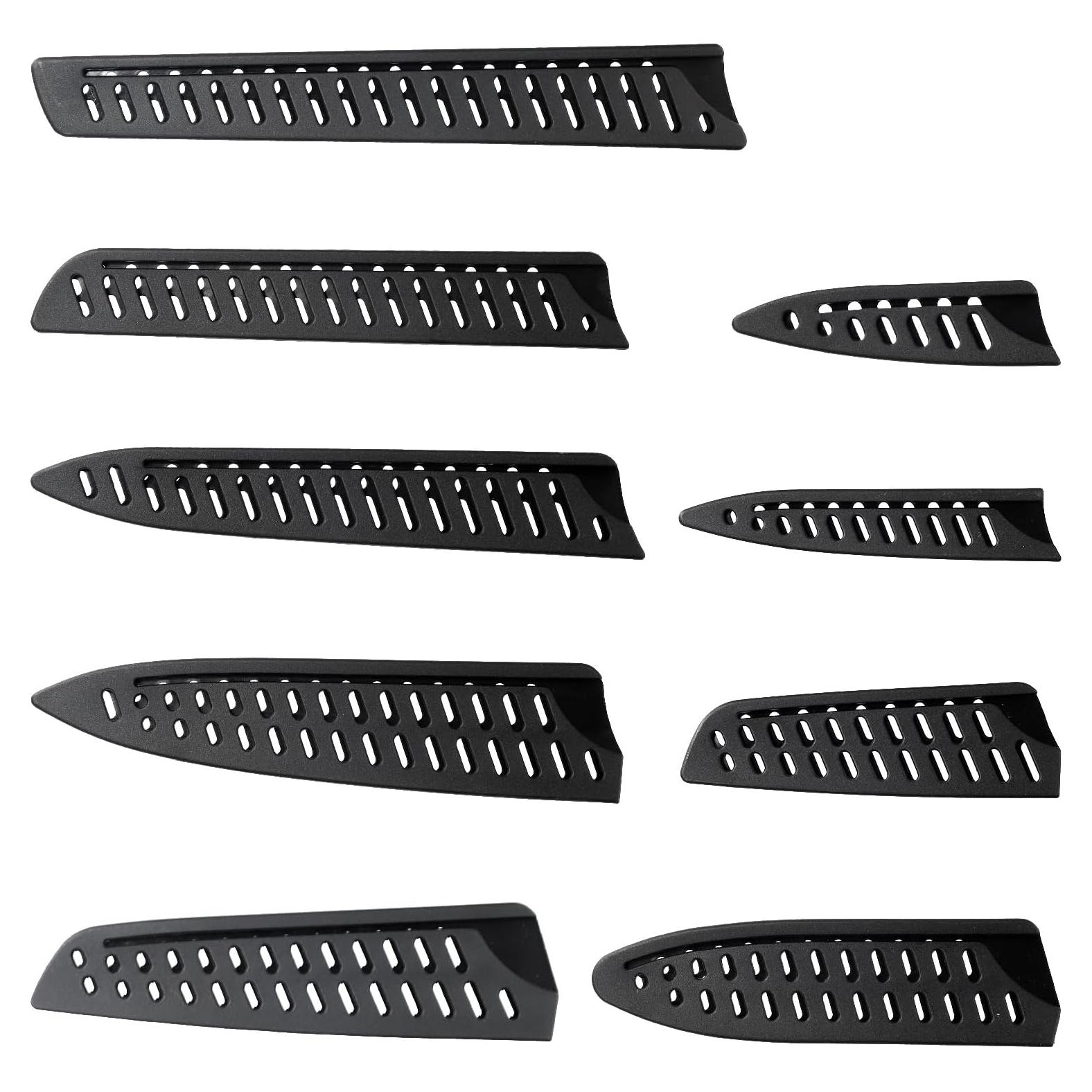 Funda Protectora para Cuchillos 9PCS QIYUDA - Plástico Duradero