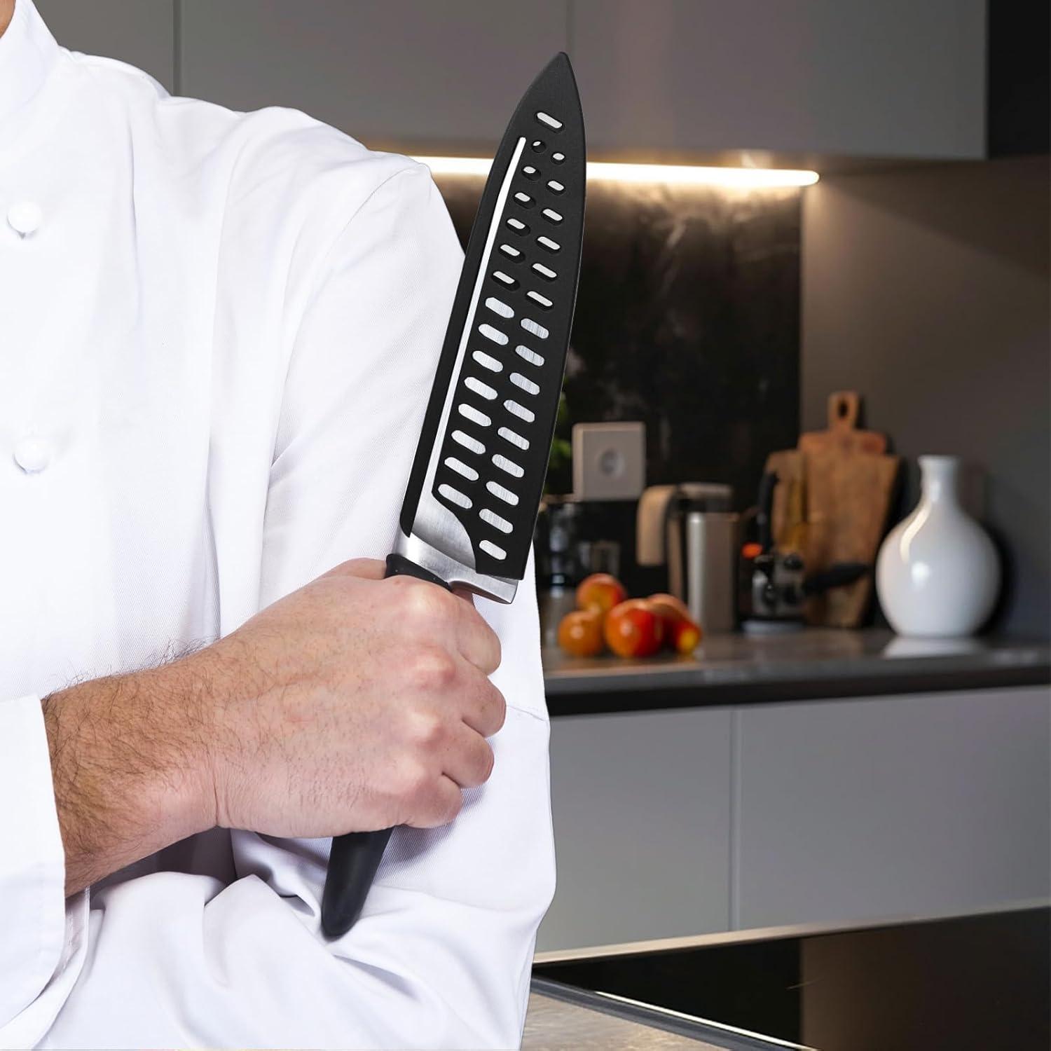 Funda Protectora para Cuchillos 9PCS QIYUDA - Plástico Duradero