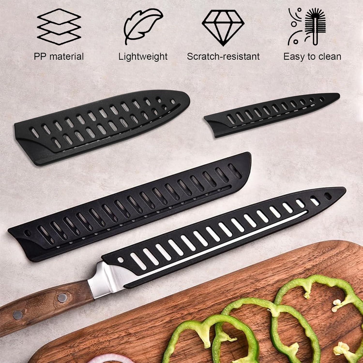 Funda Protectora para Cuchillos 9PCS QIYUDA - Plástico Duradero