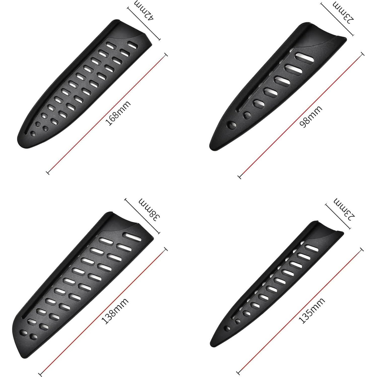 Juego de 8 Protectores de Cuchillos de Cocina Huliyhus