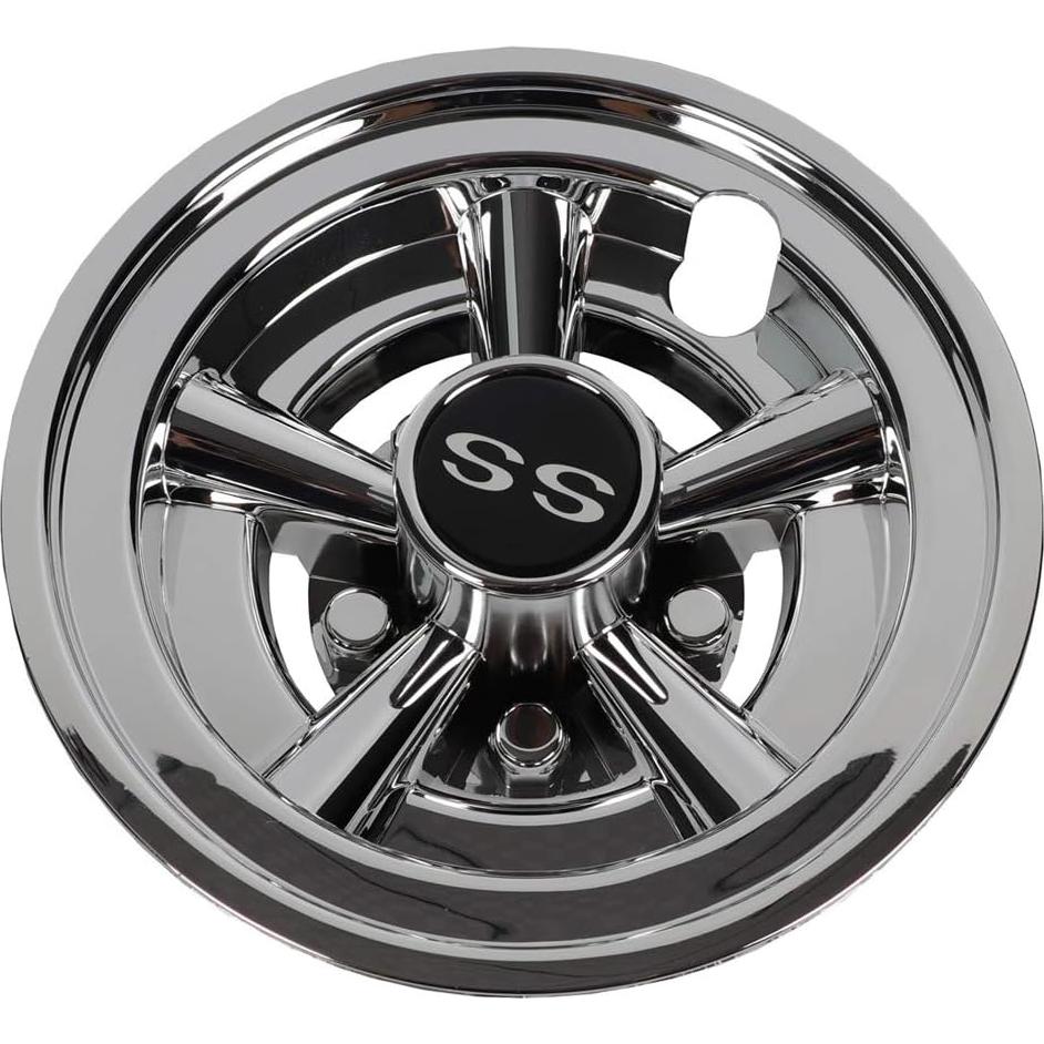 Cubiertas de Rueda de Carro de Golf Dr.Acces 20.32 cm Plateadas - Juego de 4