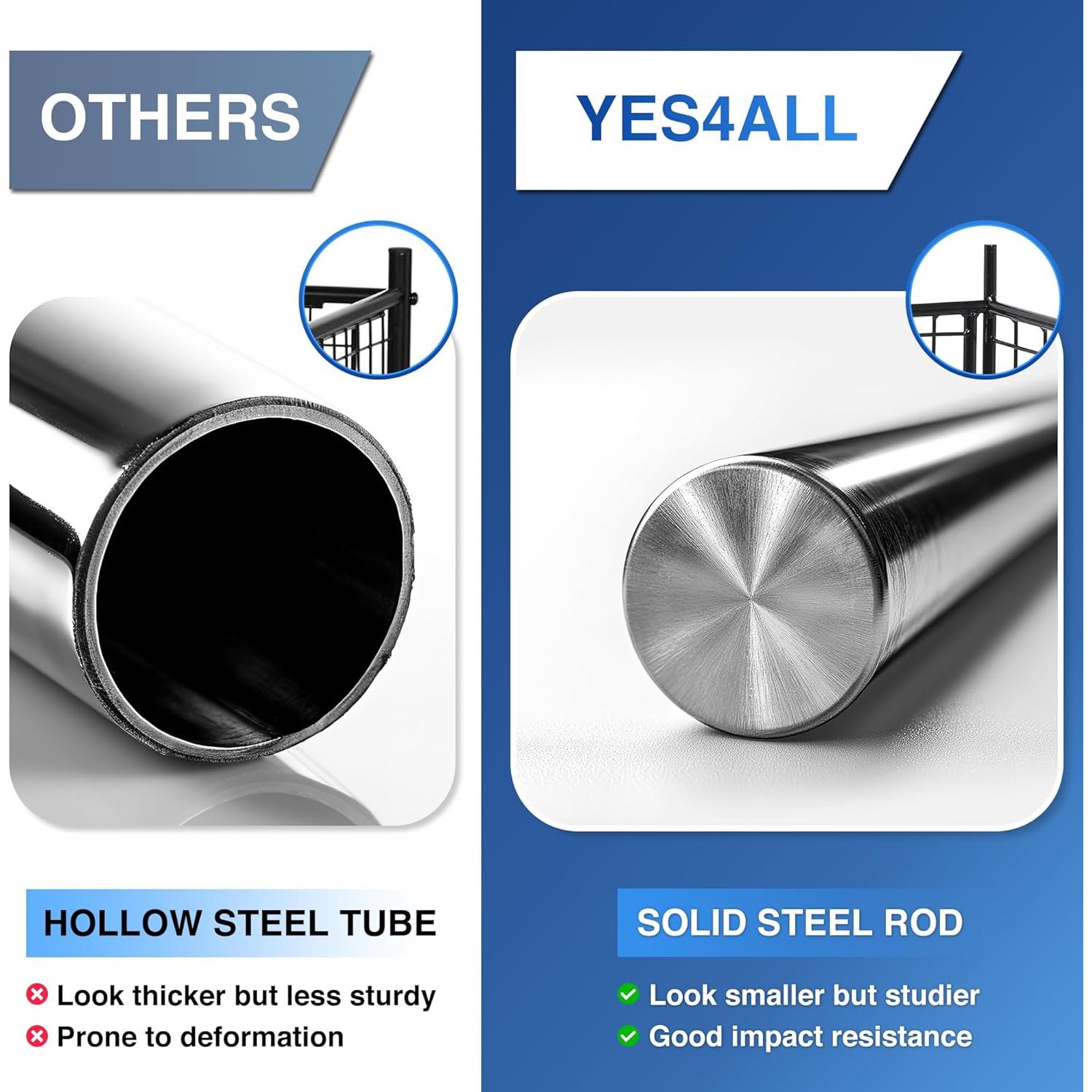 Carro de Almacenamiento YES4ALL para Balones - 49x47cm - Negro