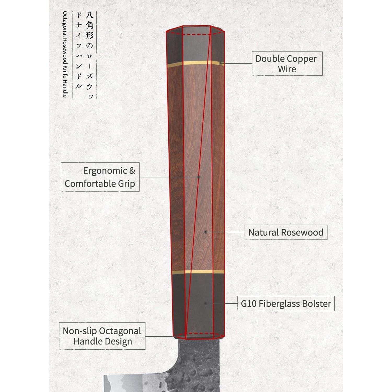 Bloque Magnético para Cuchillos HOSHANHO 25.4x22.9cm, Acero Japonés