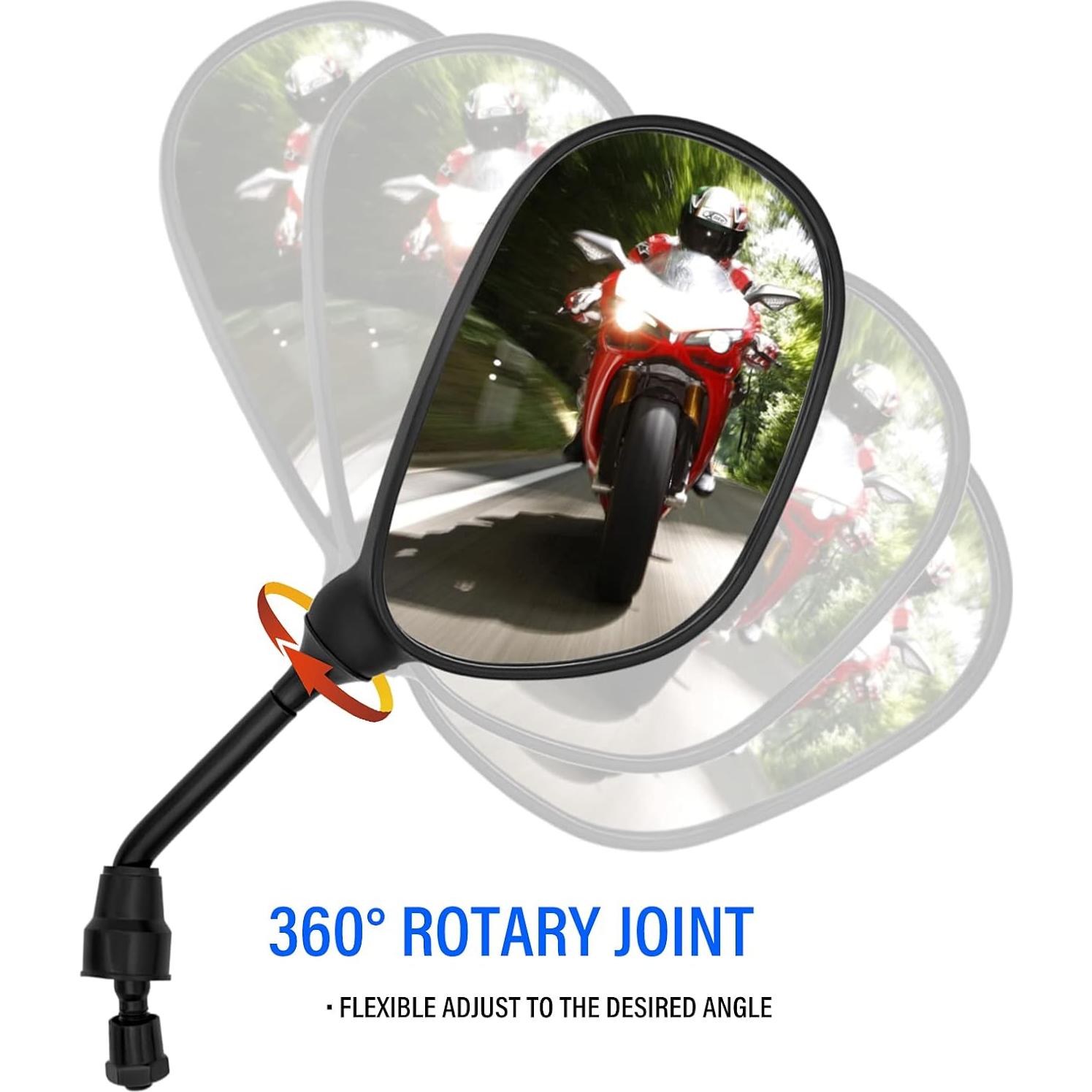 Espejo Retrovisor Lateral ATV LEIMO KPARTS 360° Ajustable