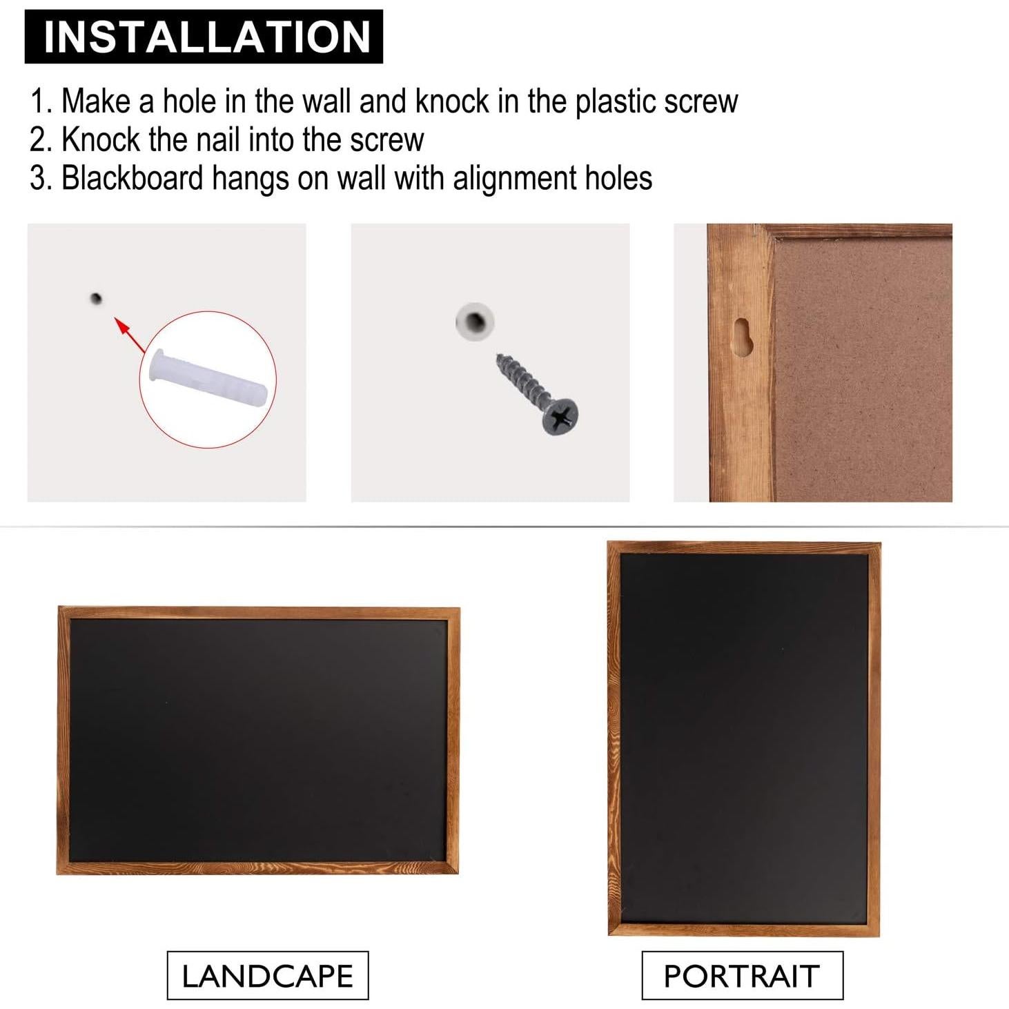 Tablero Magnético de Tiza Board2by 116.8 x 81.3 cm Madera
