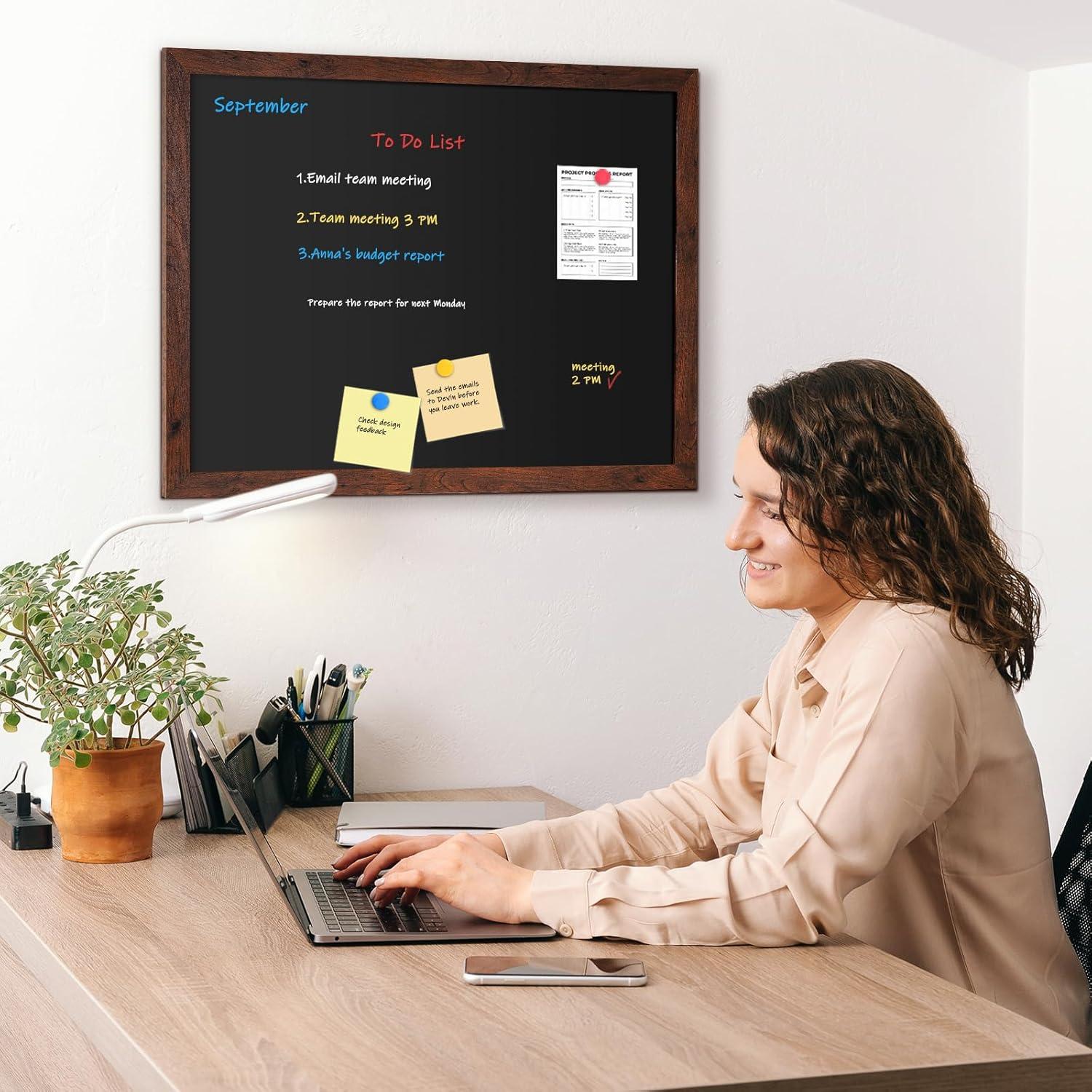 Pizarra Magnética 4 THOUGHT 60.96 x 45.72 cm Marrón