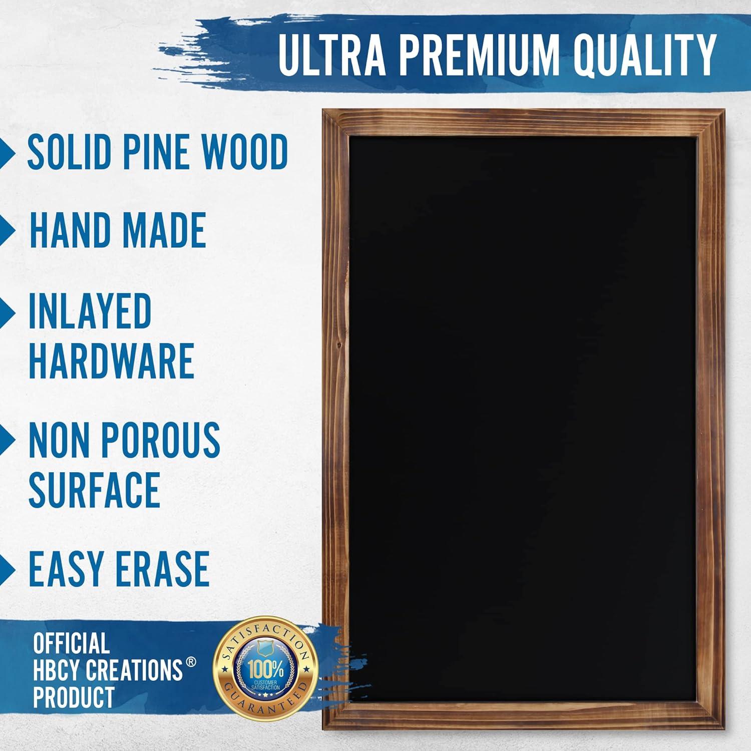 Pizarra Magnética de Madera HBCY Creations 28x43 cm