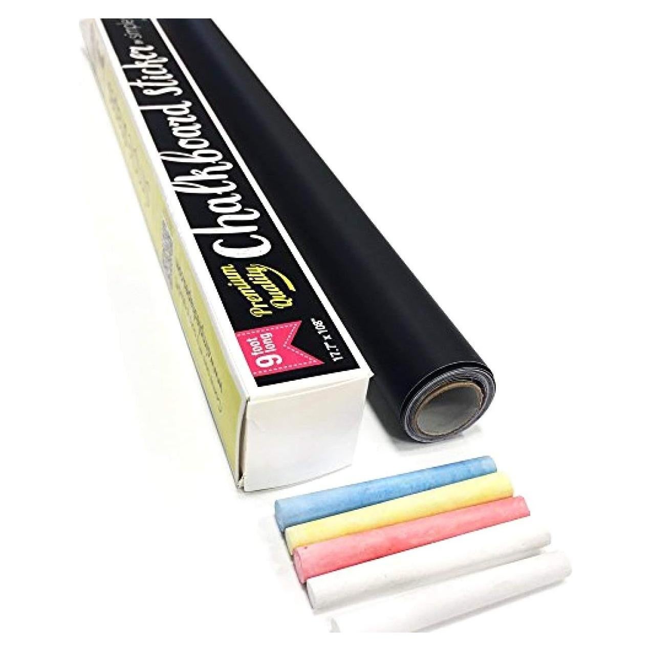 Papel de Pizarra Adhesivo 274 cm Simple Shapes + 5 Tizas