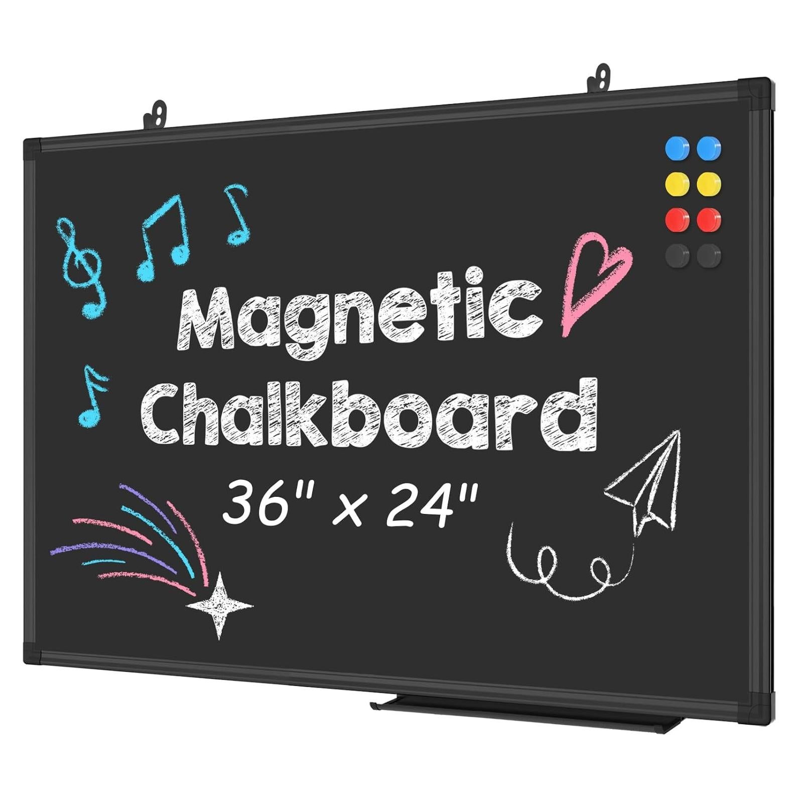 Pizarra Magnética Lockways 91 x 61 cm con Marco de Aluminio