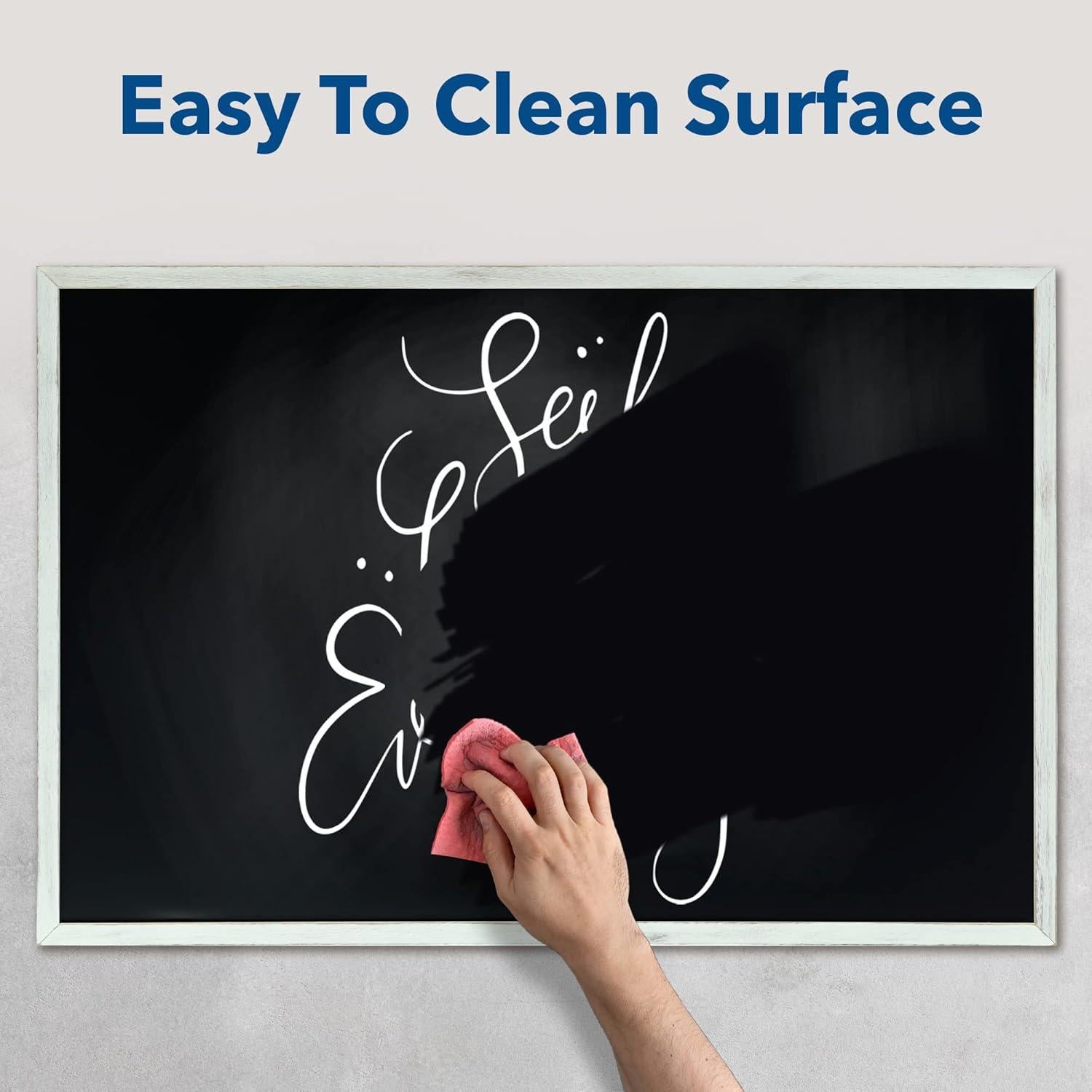 Pizarra Magnética de Tiza Besso 91x61 cm con Marco de Madera