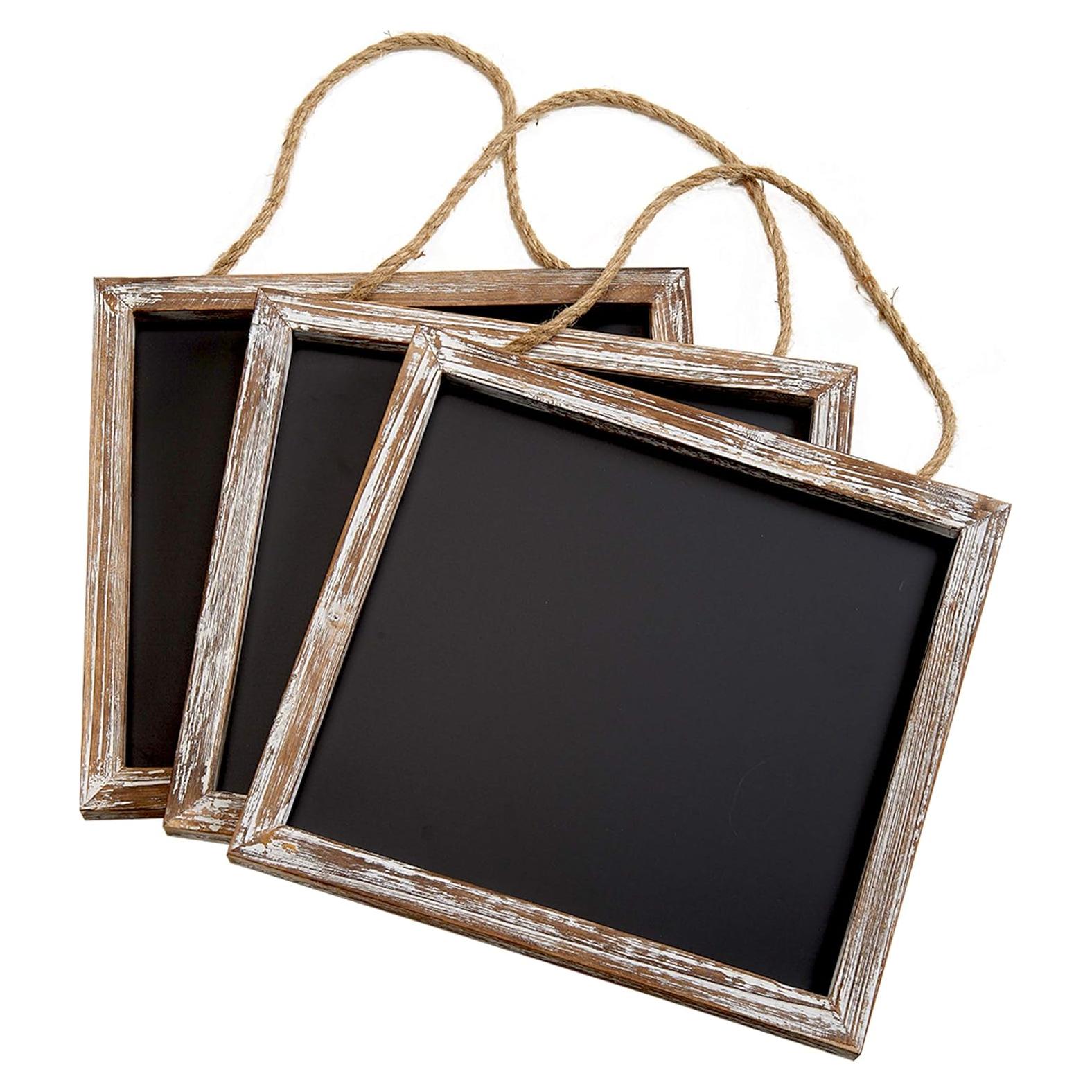 Cartel de Pizarra Colgante Magnético Barnyard Designs 28x25cm - 3 Paquetes