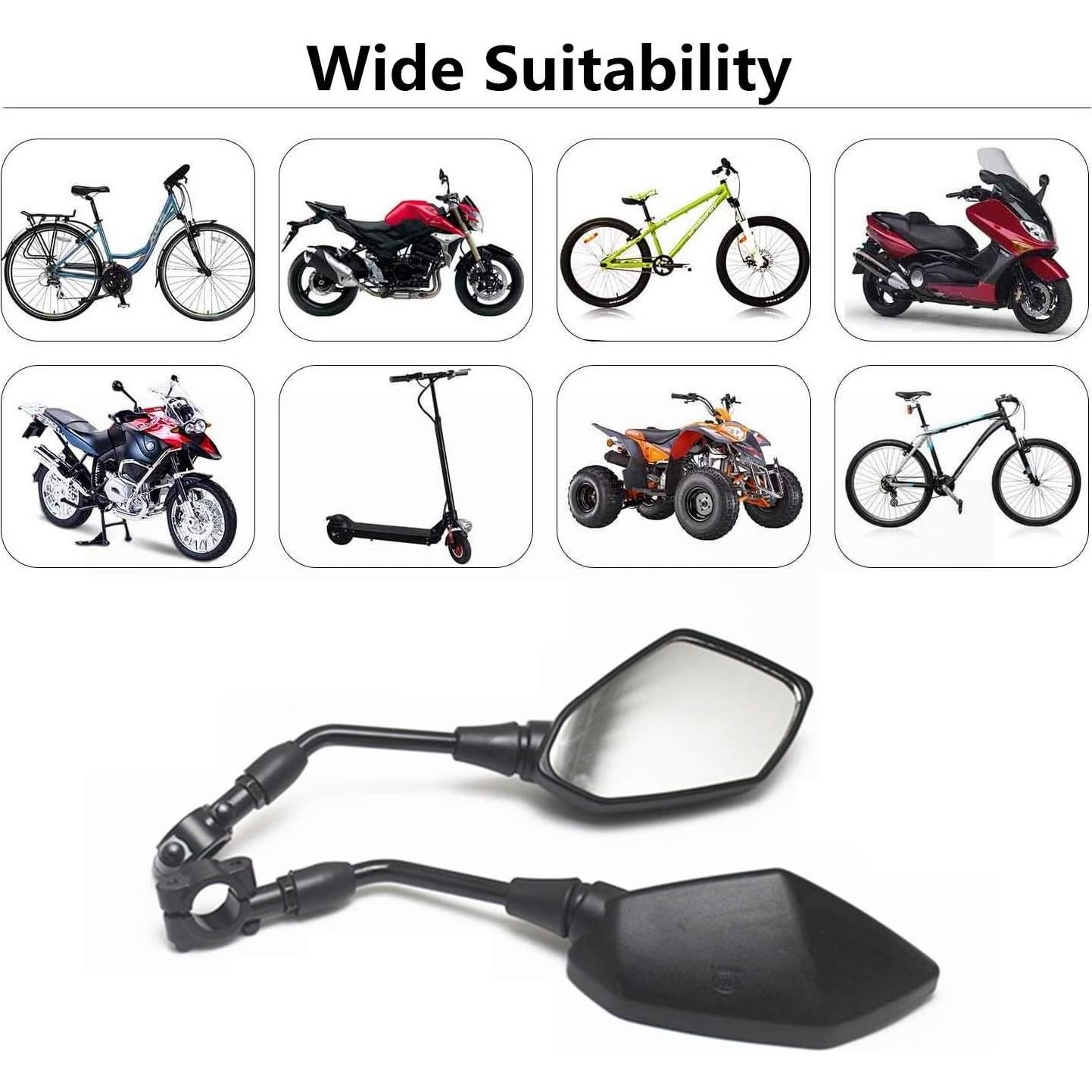 Espejo Retrovisor Convexo Banpo para Manillar 7/8" - 15.5 cm