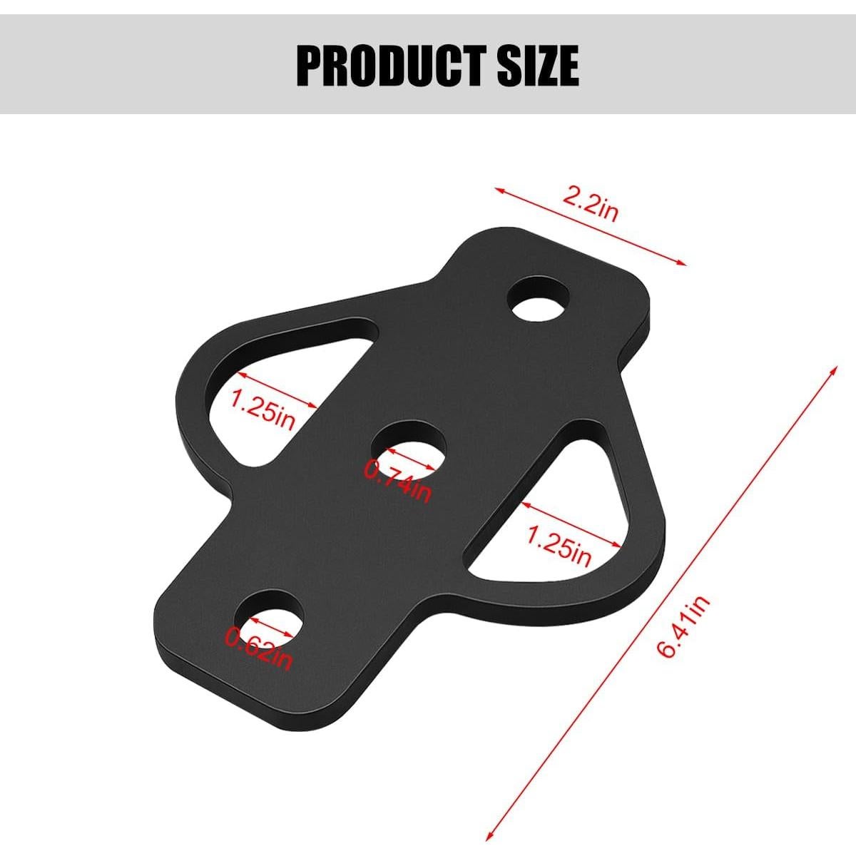 Adaptador de Enganche de Remolque Norkmdi 3 Vías Acero 16.28 cm