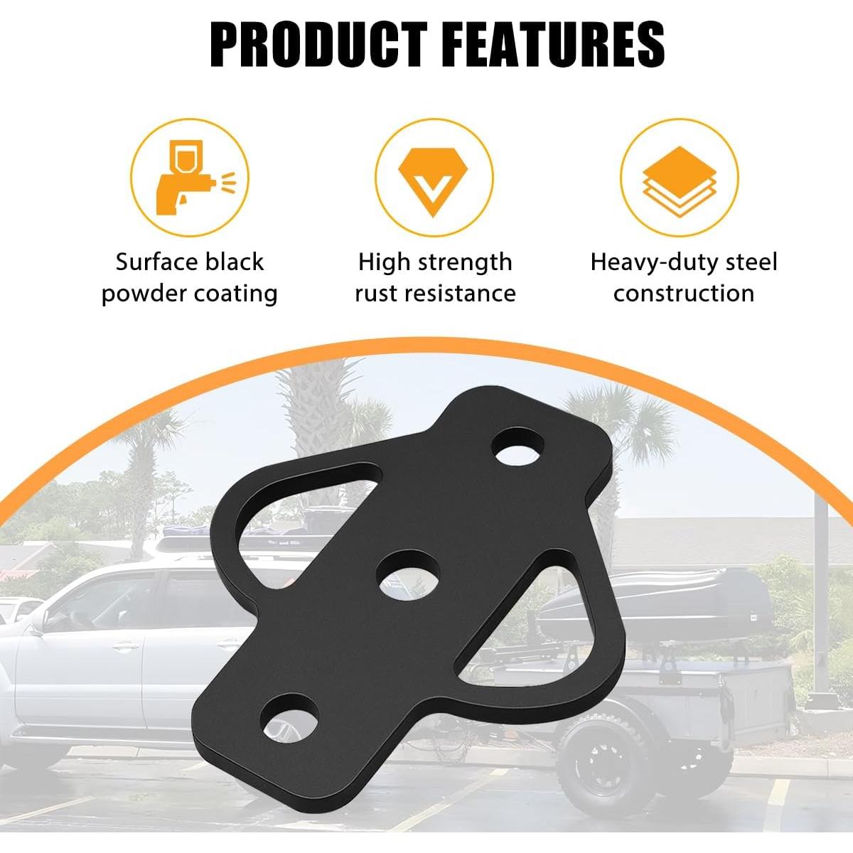 Adaptador de Enganche de Remolque Norkmdi 3 Vías Acero 16.28 cm