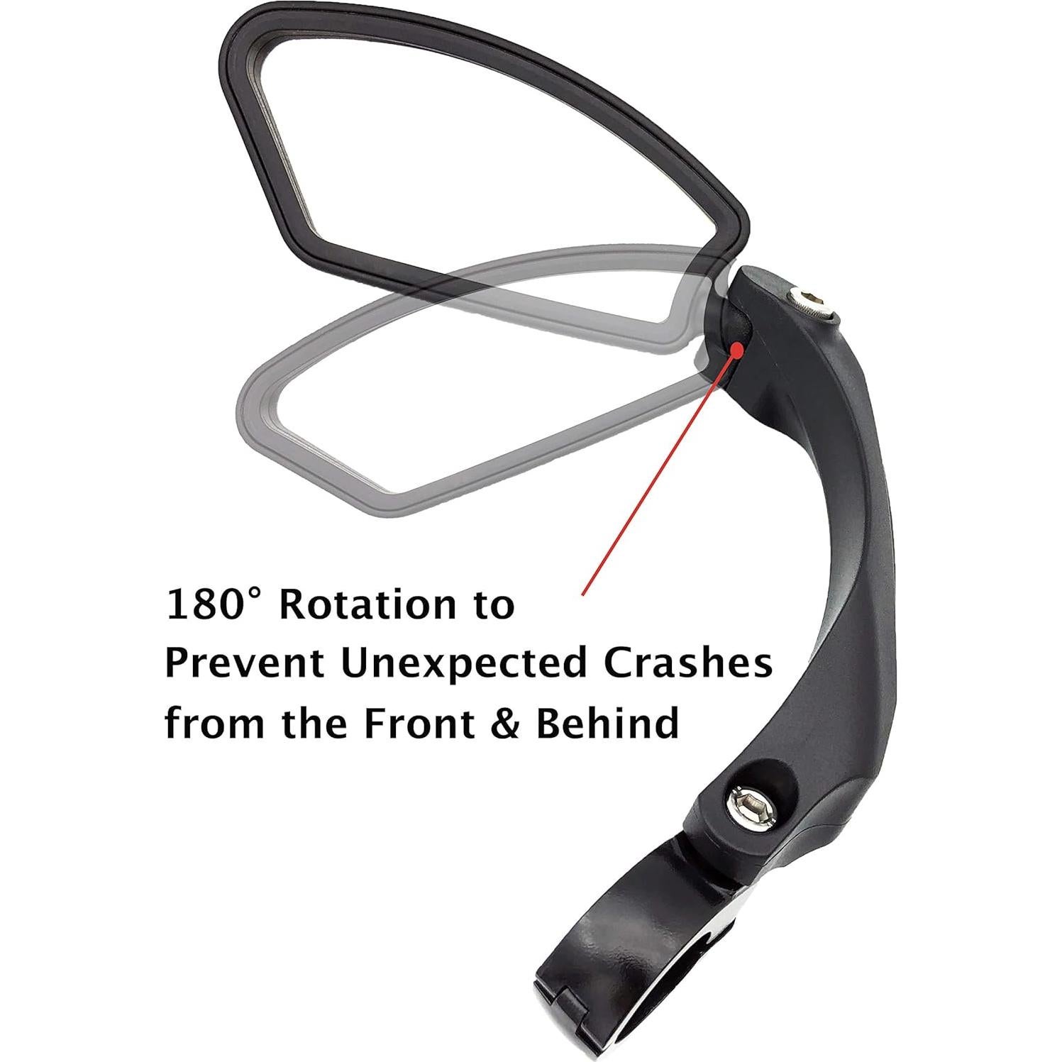 Espejo Retrovisor de Manillar Hafny Izquierdo Acero Inoxidable