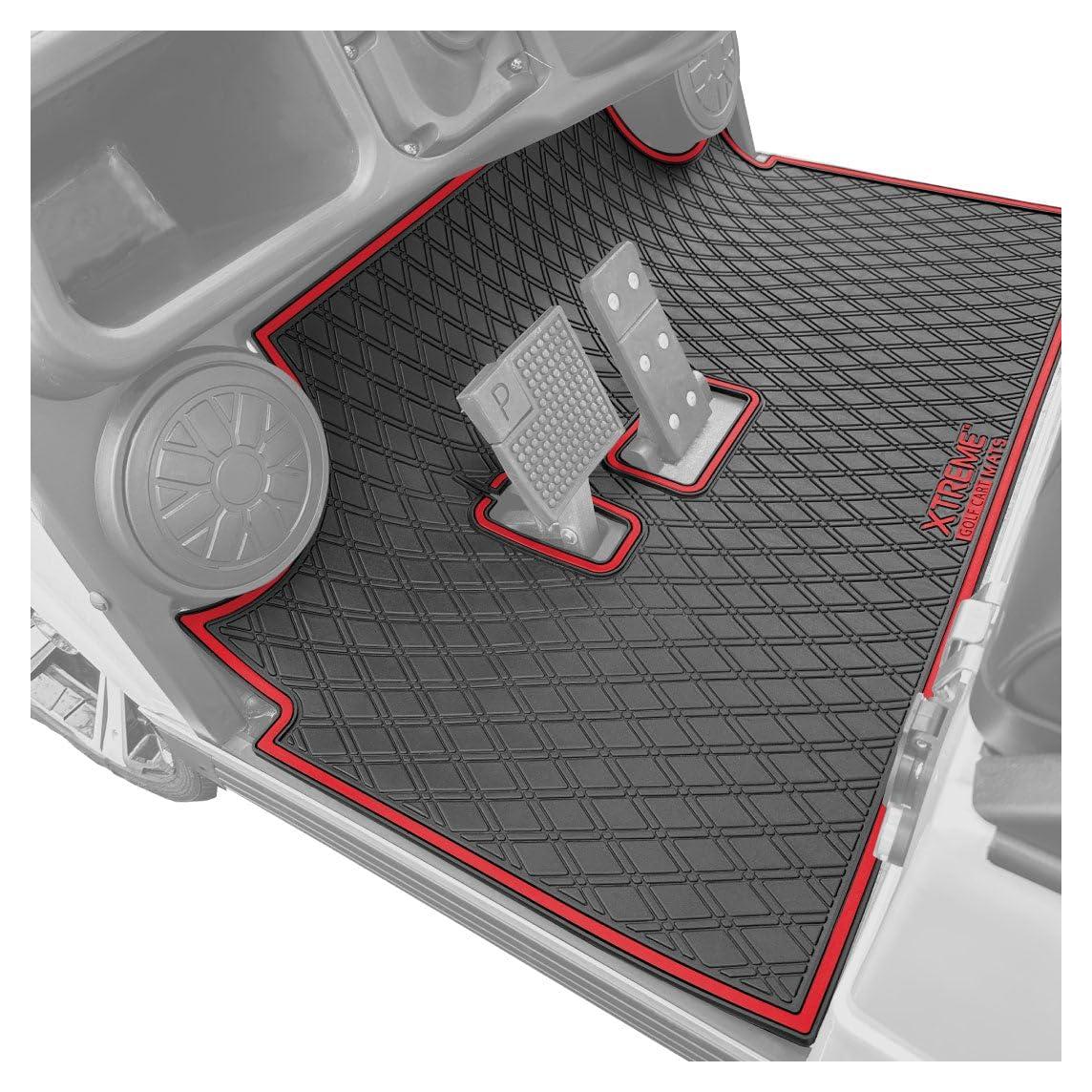 Alfombrilla para Carro de Golf Xtreme Mats EVOL-CLAS Ribete Rojo