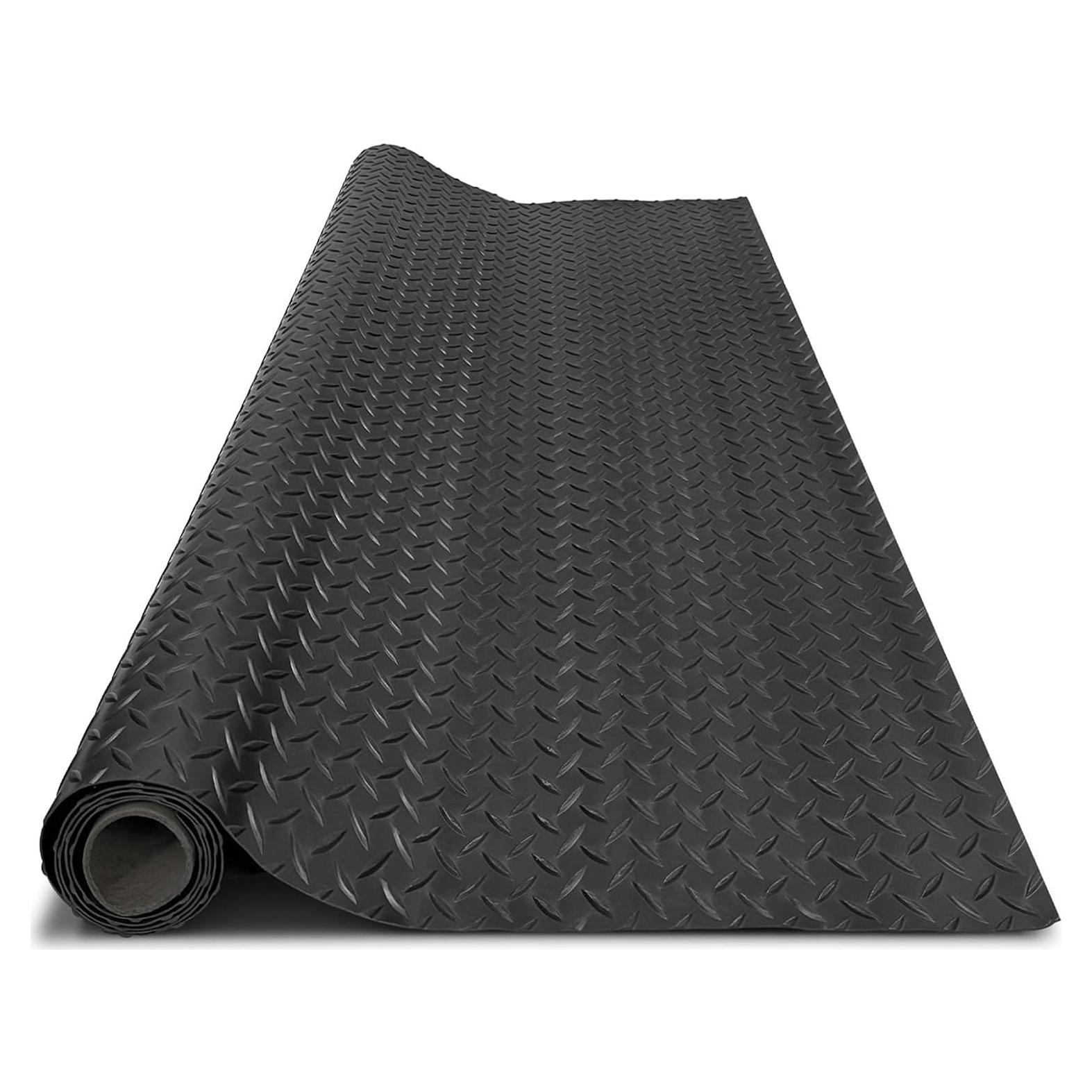 Alfombra de Garaje Hobuska 4x2.44m PVC Antideslizante Negra