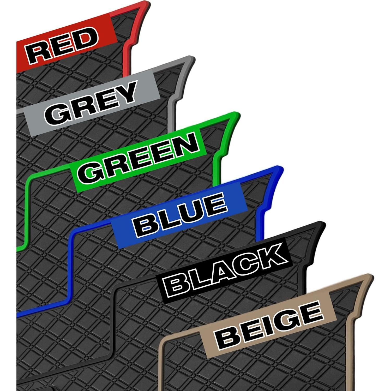 Alfombrilla de Goma Xtreme para Carro de Golf Yamaha DR2 - Todo Negro