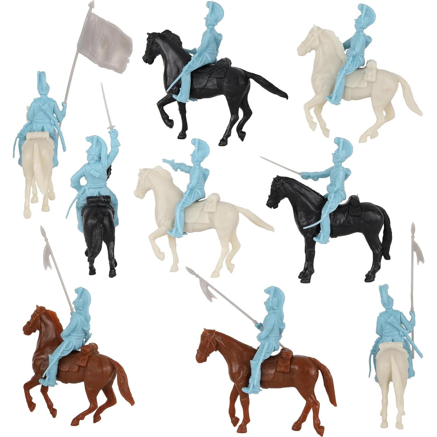 Figuras de Caballería Pesada BMC CTS Alamo - 33 piezas