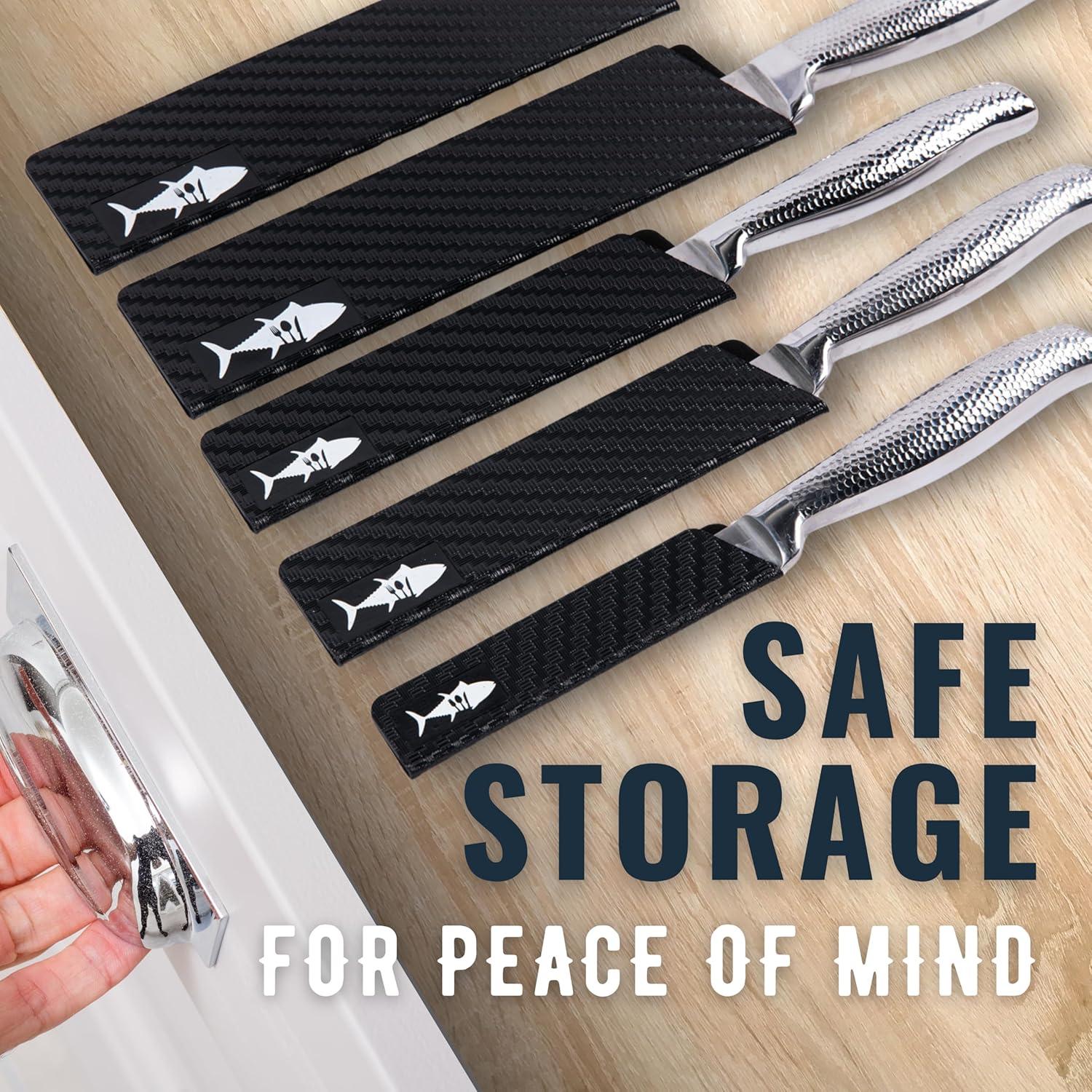 Juego de 5 Protectores de Cuchillos Sunday X Best - Fieltro