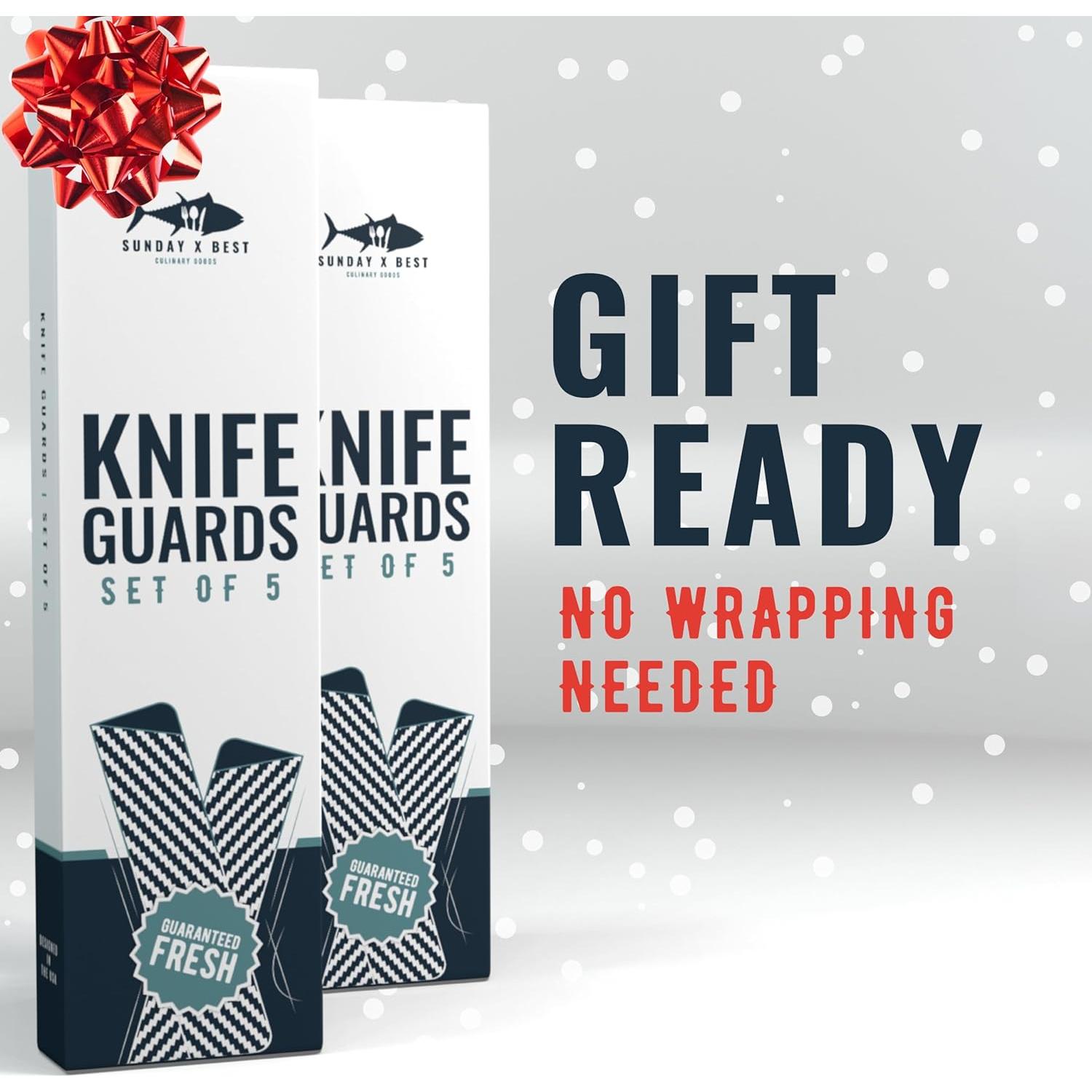 Juego de 5 Protectores de Cuchillos Sunday X Best - Fieltro