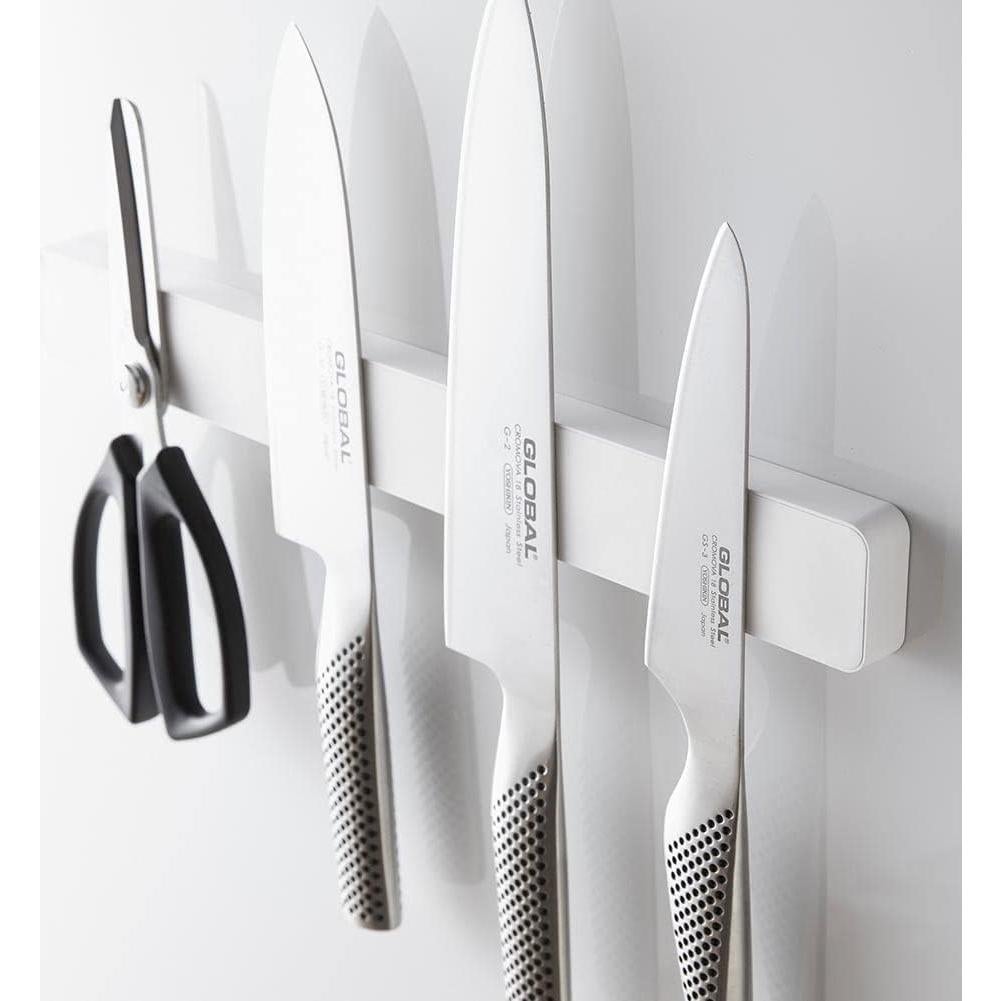 Soporte Magnético para Cuchillos Yamazaki 5201 Blanco 35 cm