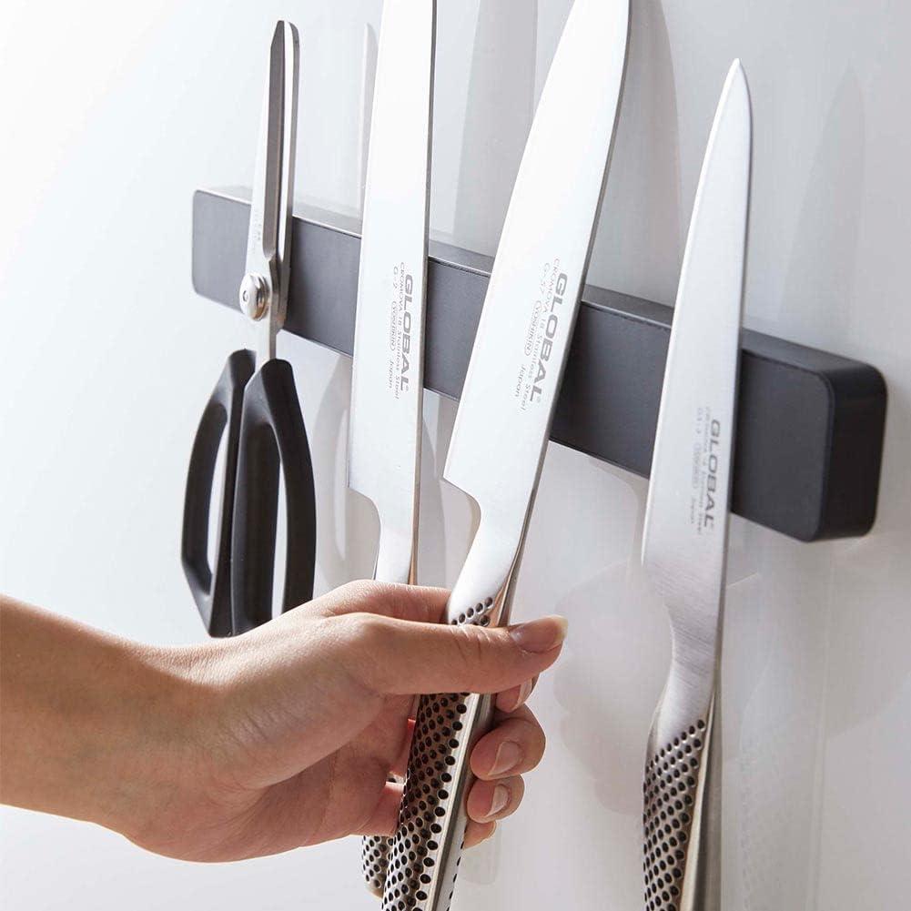 Soporte Magnético para Cuchillos Yamazaki 5202 Negro 35x4 cm