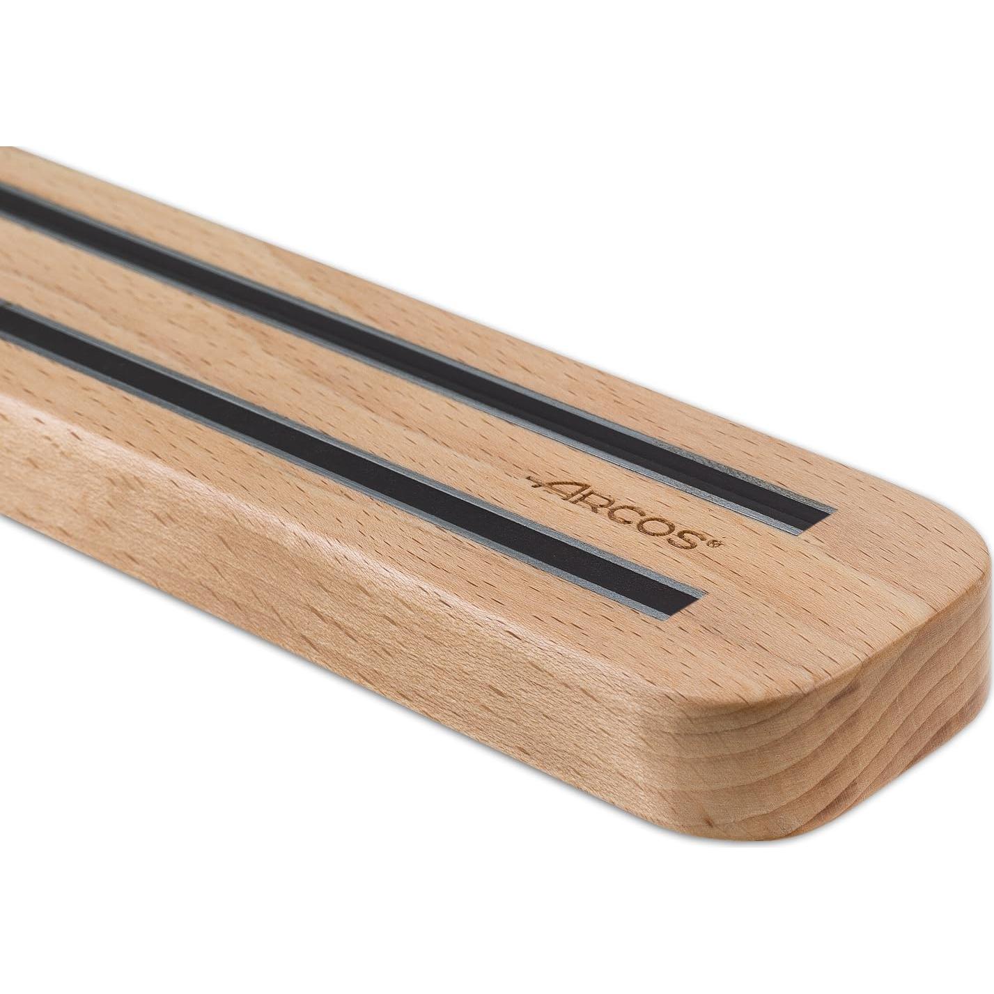 Soporte Magnético para Cuchillos Arcos, Madera de Haya 40 cm