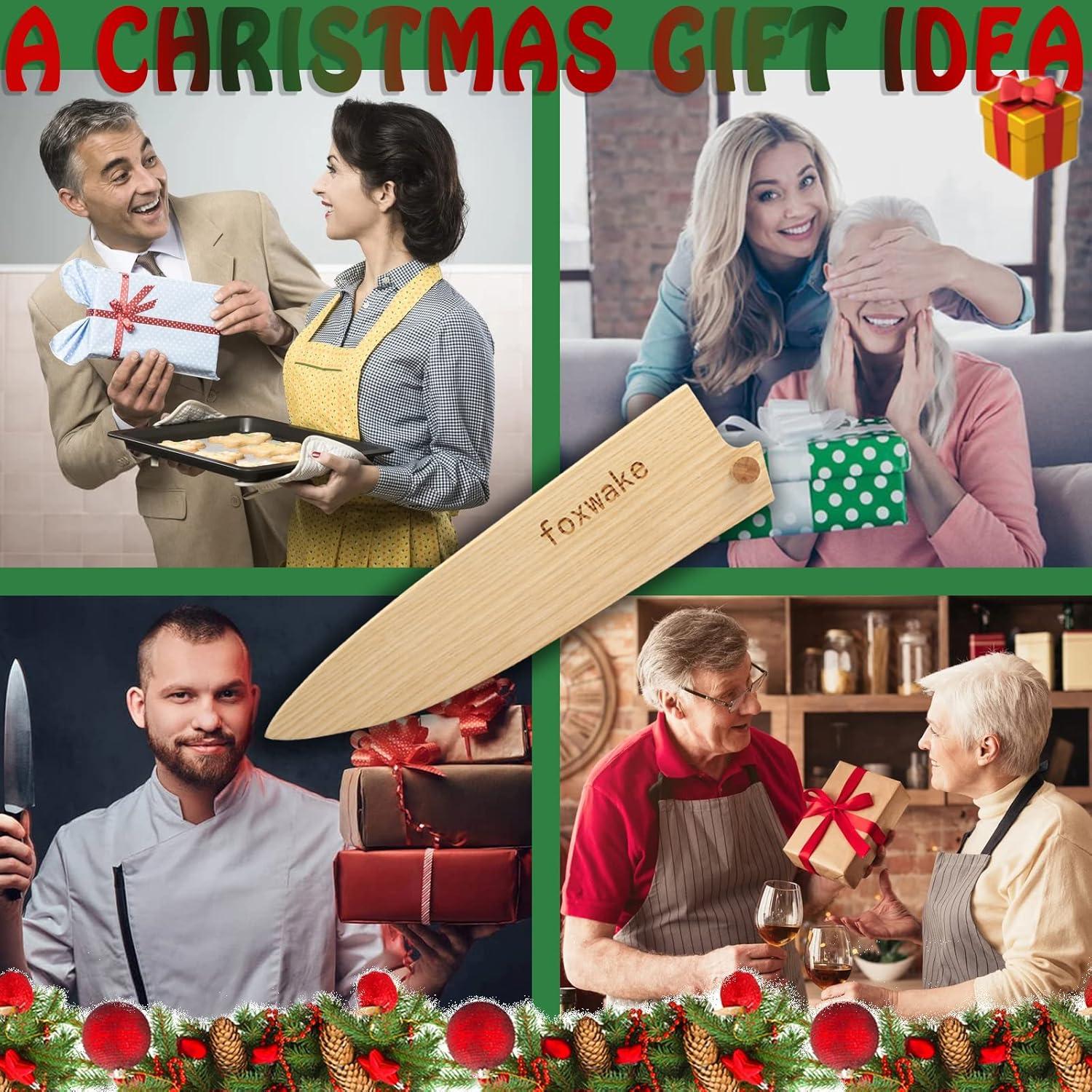 Funda de Cuchillo de Chef Foxwake de Madera 22.6 cm