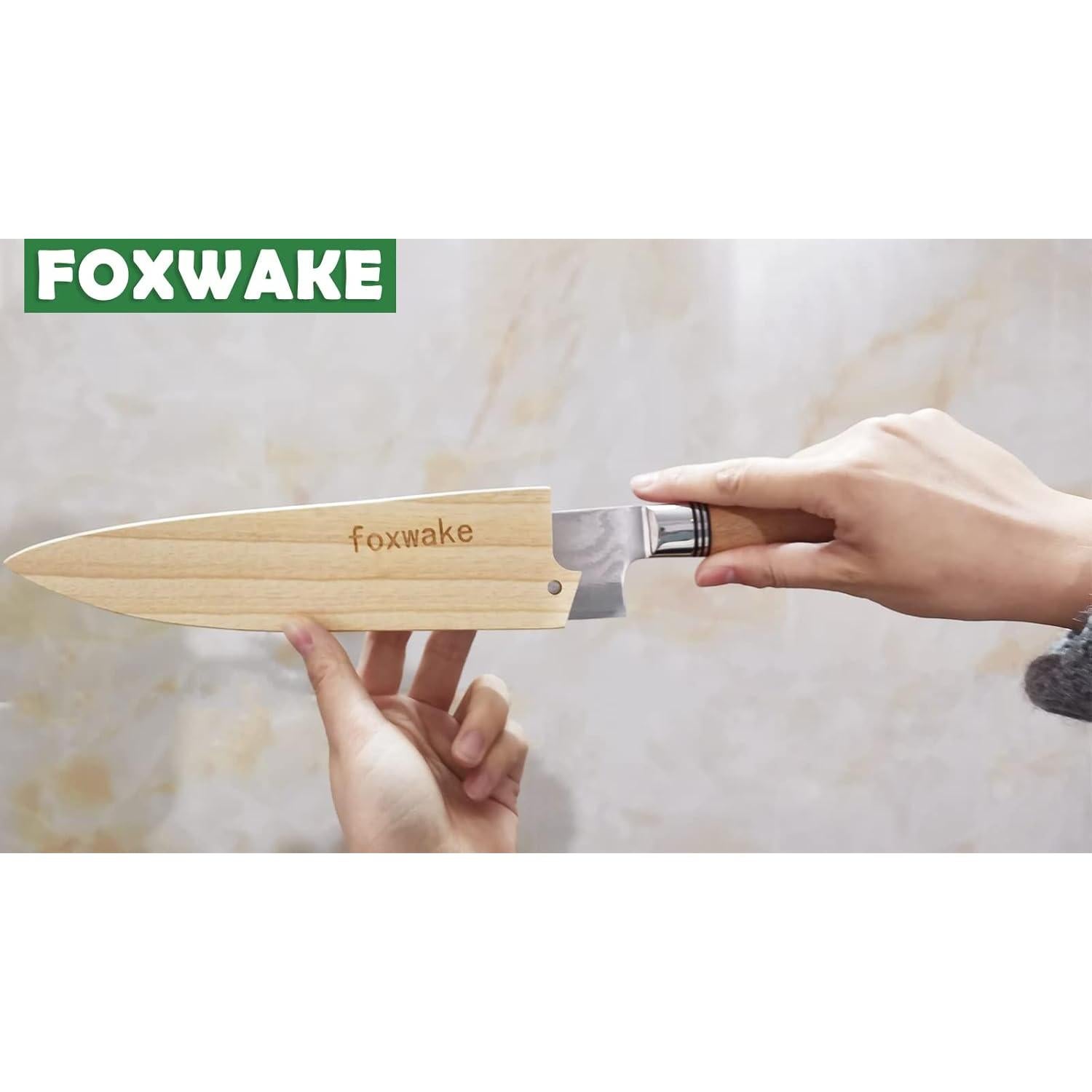 Funda de Cuchillo de Chef Foxwake de Madera 22.6 cm