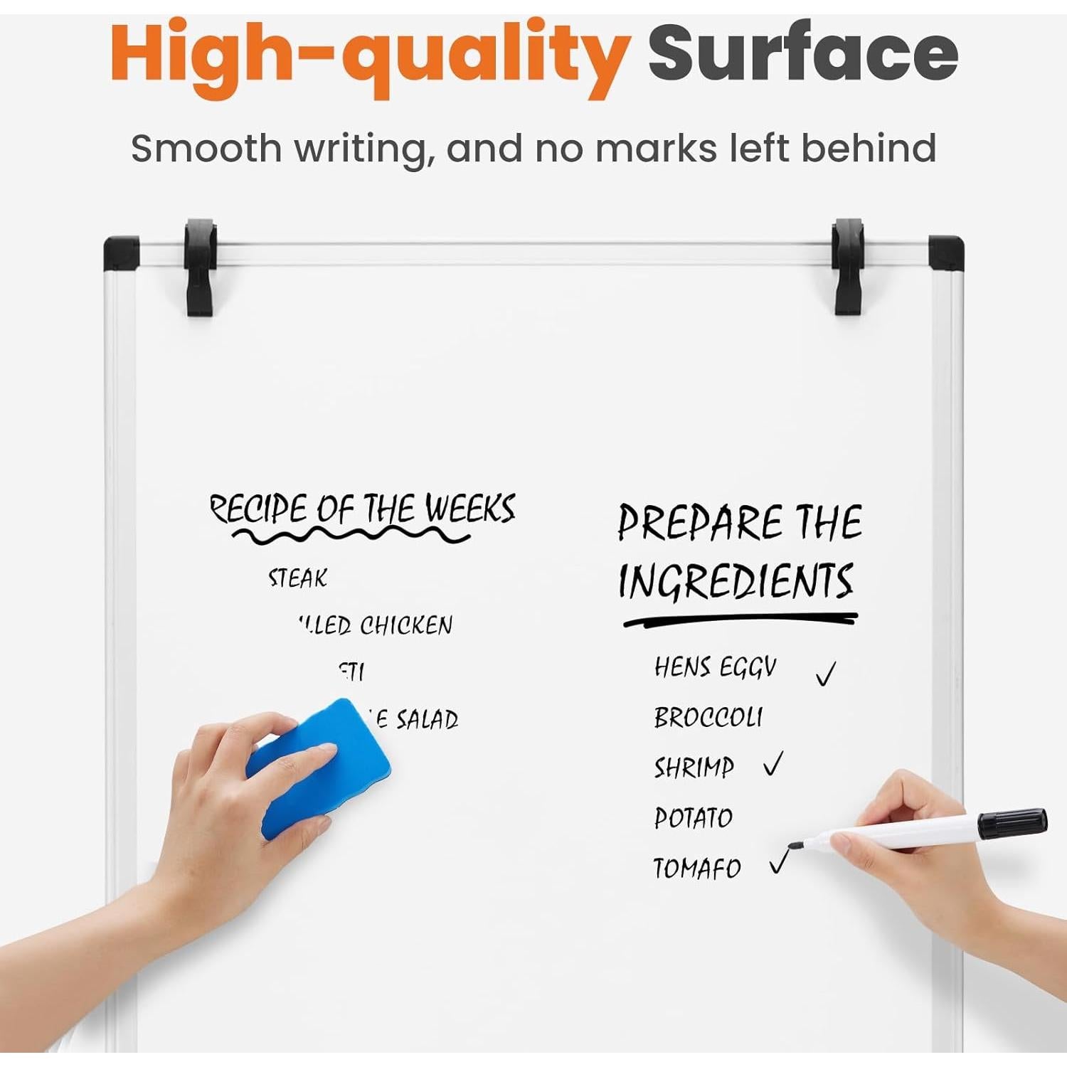 Caballete de Pizarra Blanca Sweetcrispy 61 x 91 cm Magnética