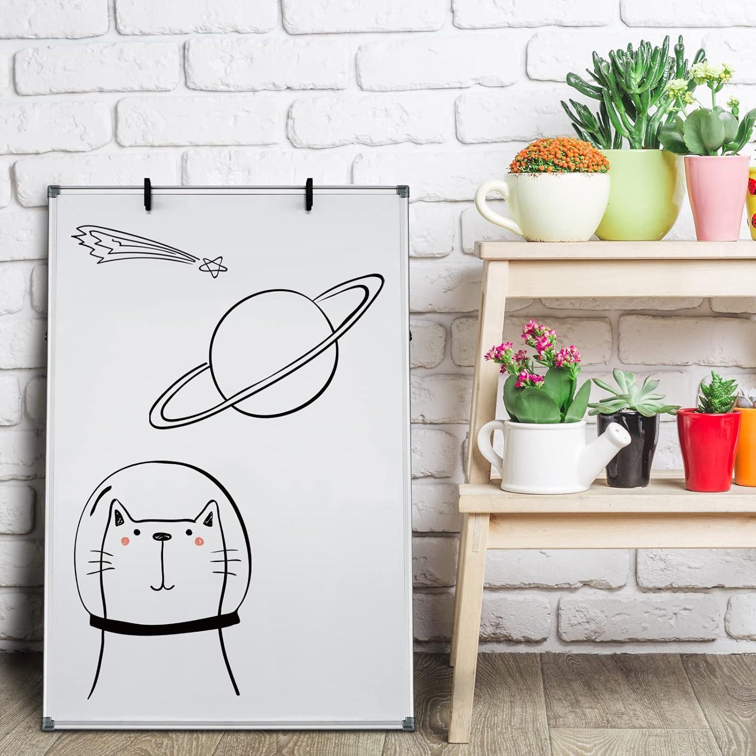 Pizarra Blanca Magnética Doble Cara JILoffice 91.4x61cm