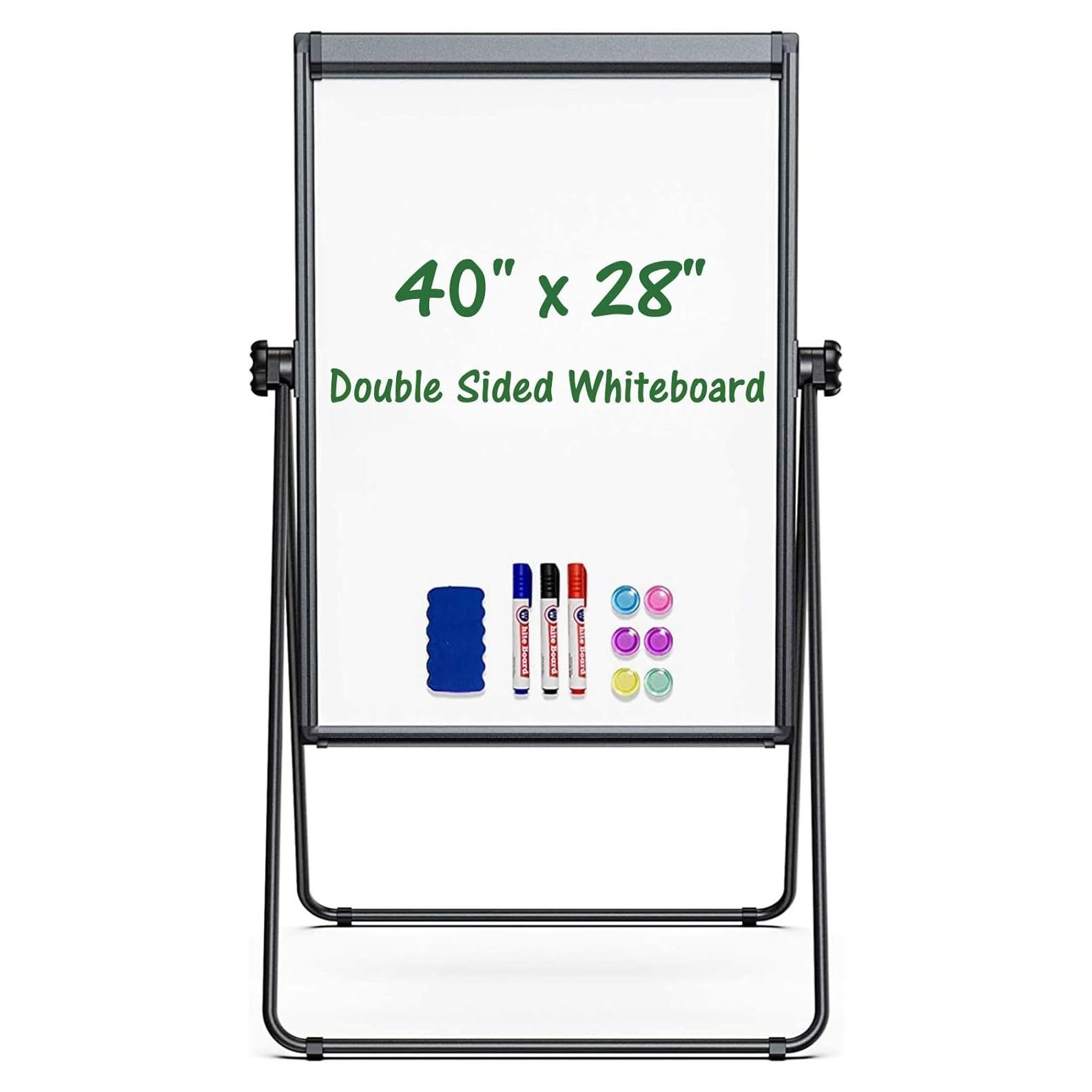 Soporte de Pizarra Blanca Doble Cara WEYOUNG 71.1x101.6 cm Ajustable
