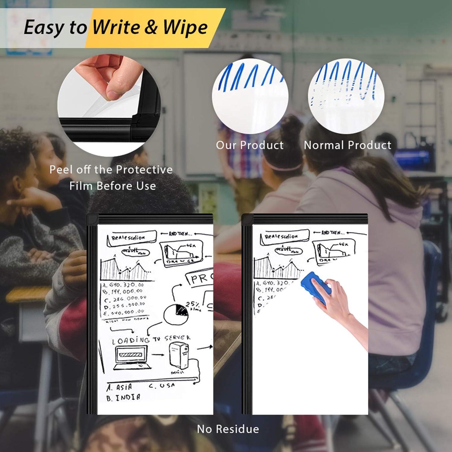Pizarra de Caballete Maxtek 91x61 cm Magnética Borrado Seco