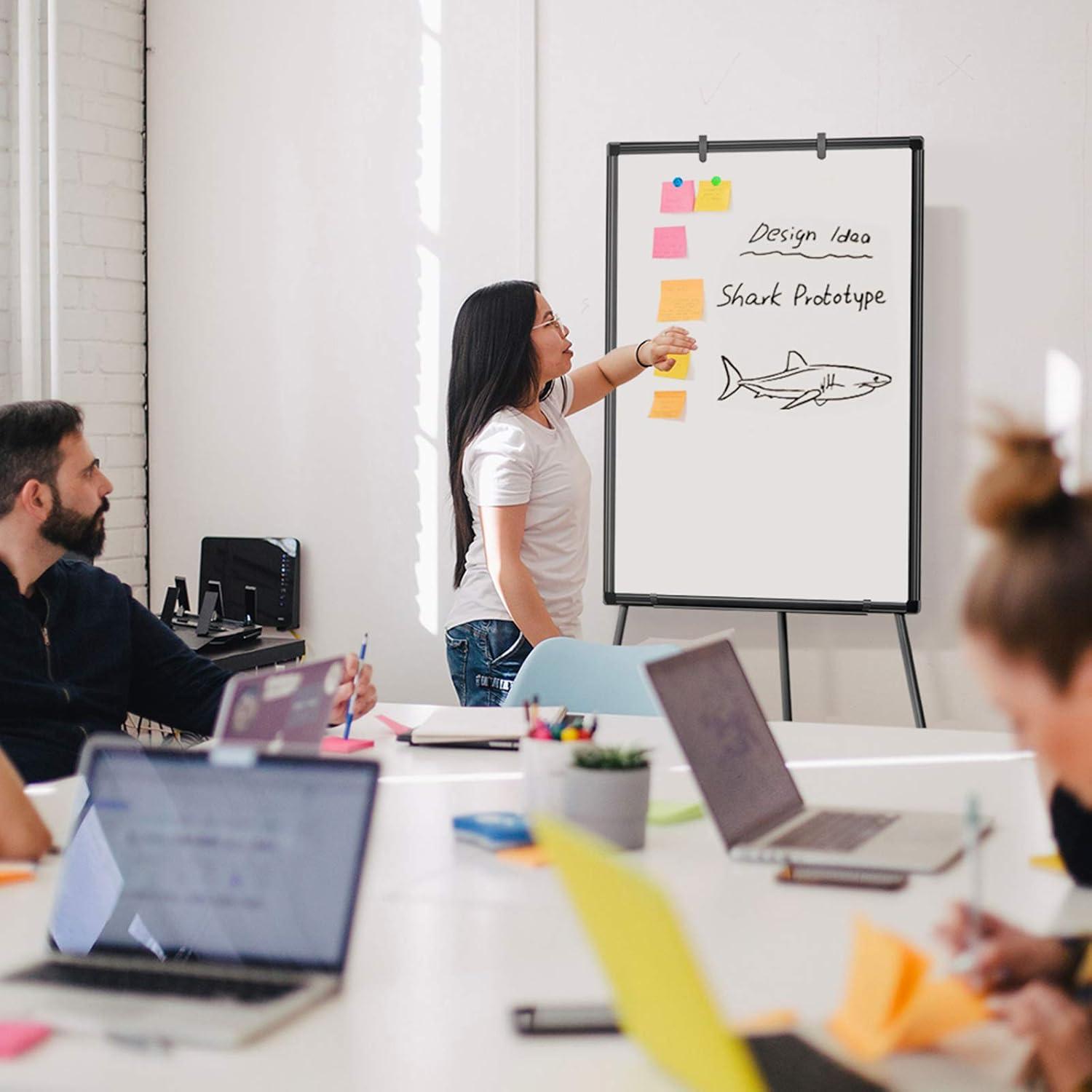 Pizarra de Caballete Maxtek 91x61 cm Magnética Borrado Seco