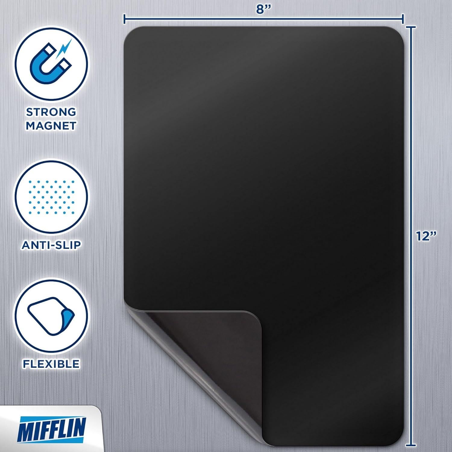 Hoja de Pizarra Magnética Mifflin 30.5x20.3 cm para Refrigerador