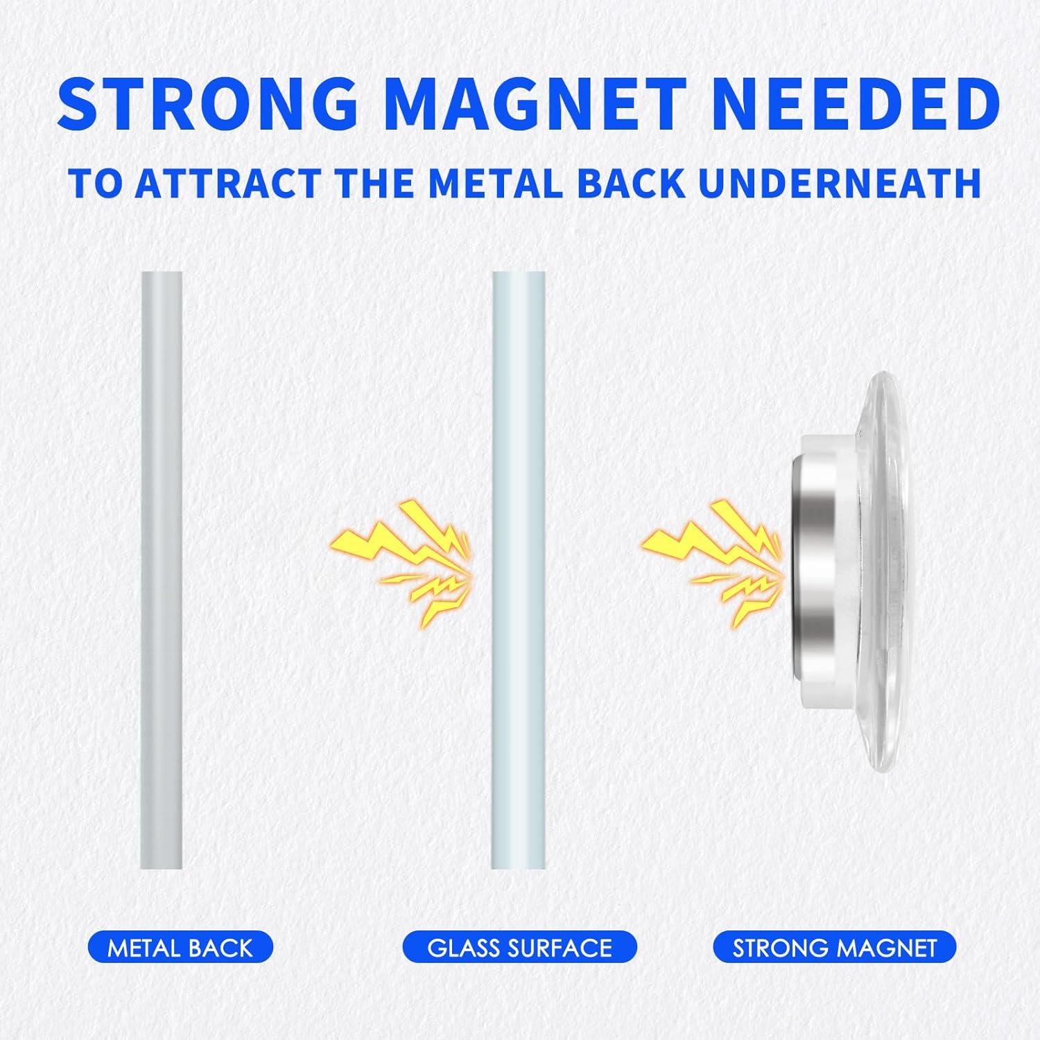 Pizarra de Vidrio Magnética Maxtek 182x122 cm Borrado Seco