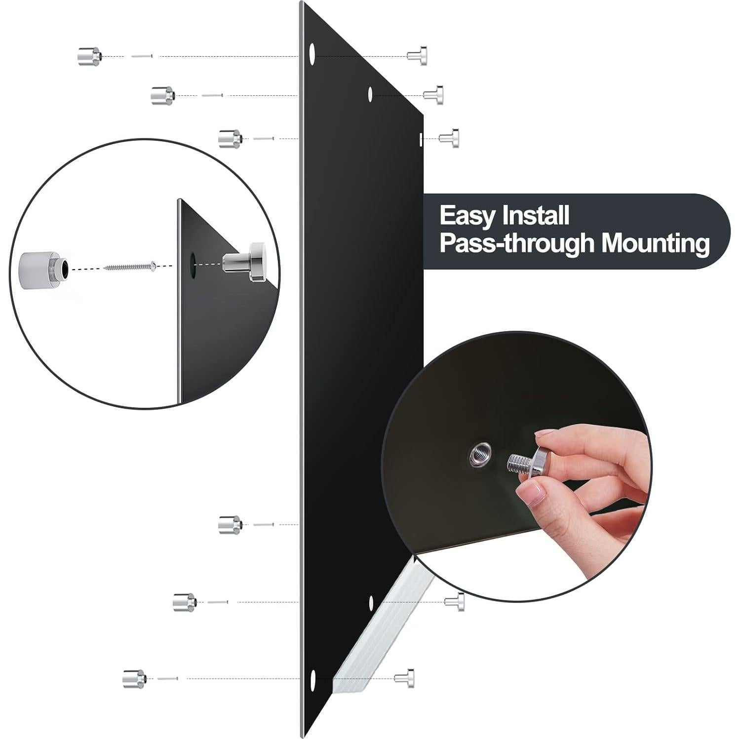 Pizarra Blanca de Vidrio Templado J&J Mundial 178x89cm