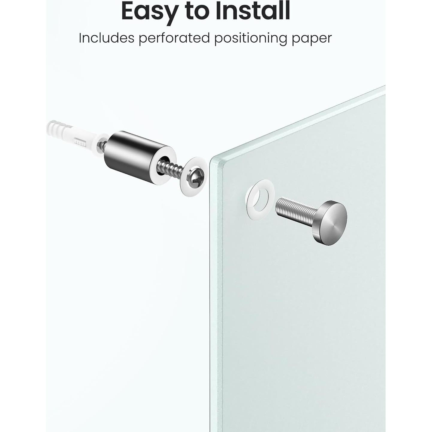 Tablero de Vidrio Magnético VUSIGN 91x122 cm Sin Marco