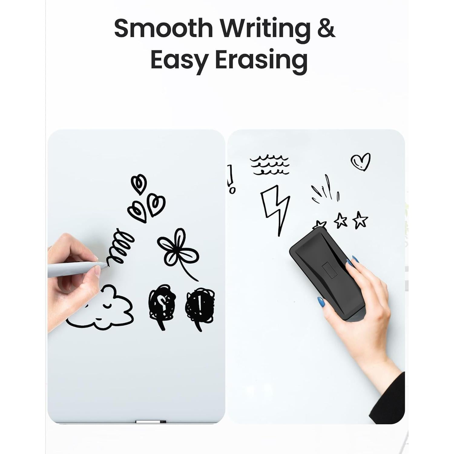 Tablero de Vidrio Magnético VUSIGN 91x122 cm Sin Marco