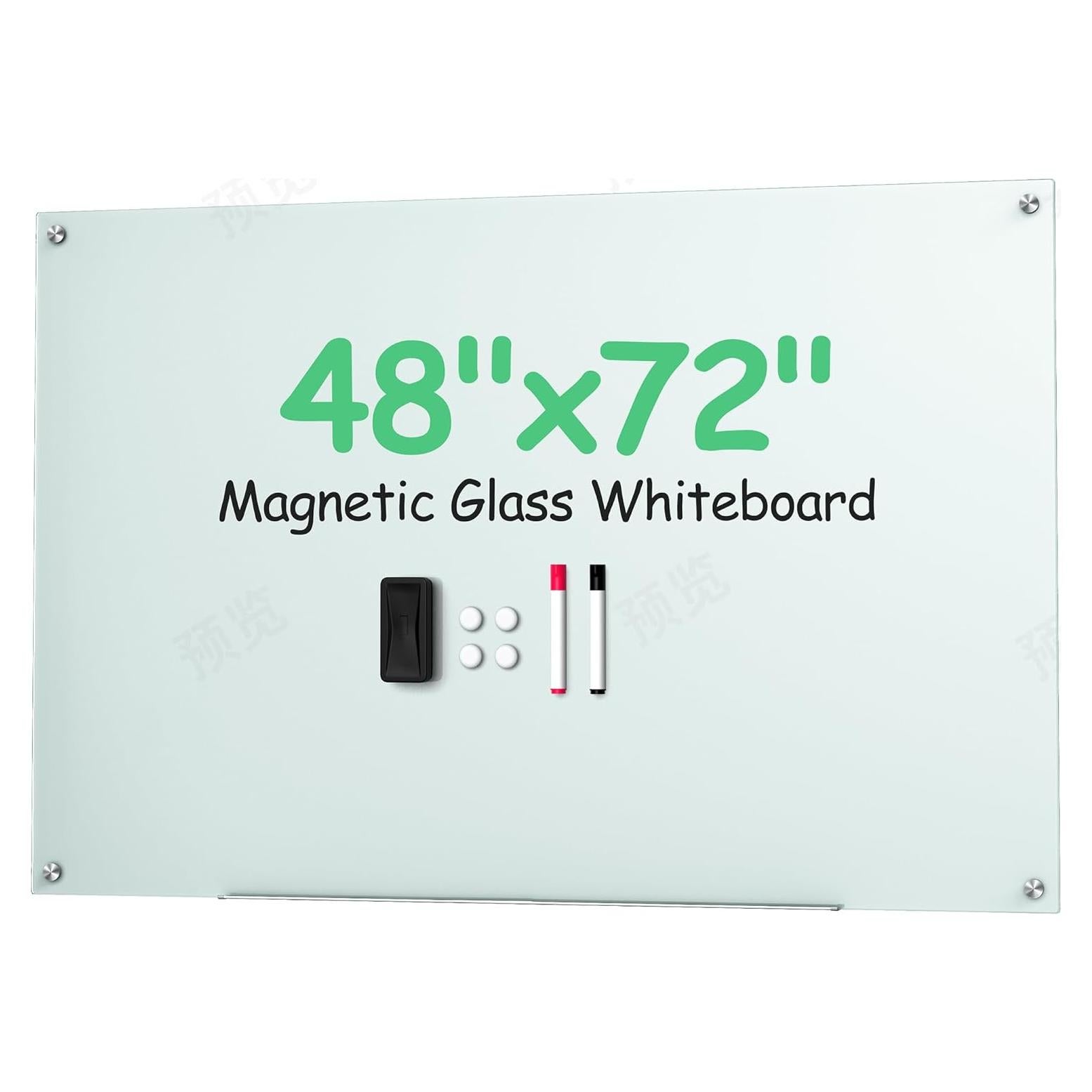 Tablero de Vidrio Borrado en Seco VUSIGN 182x182 cm Magnético