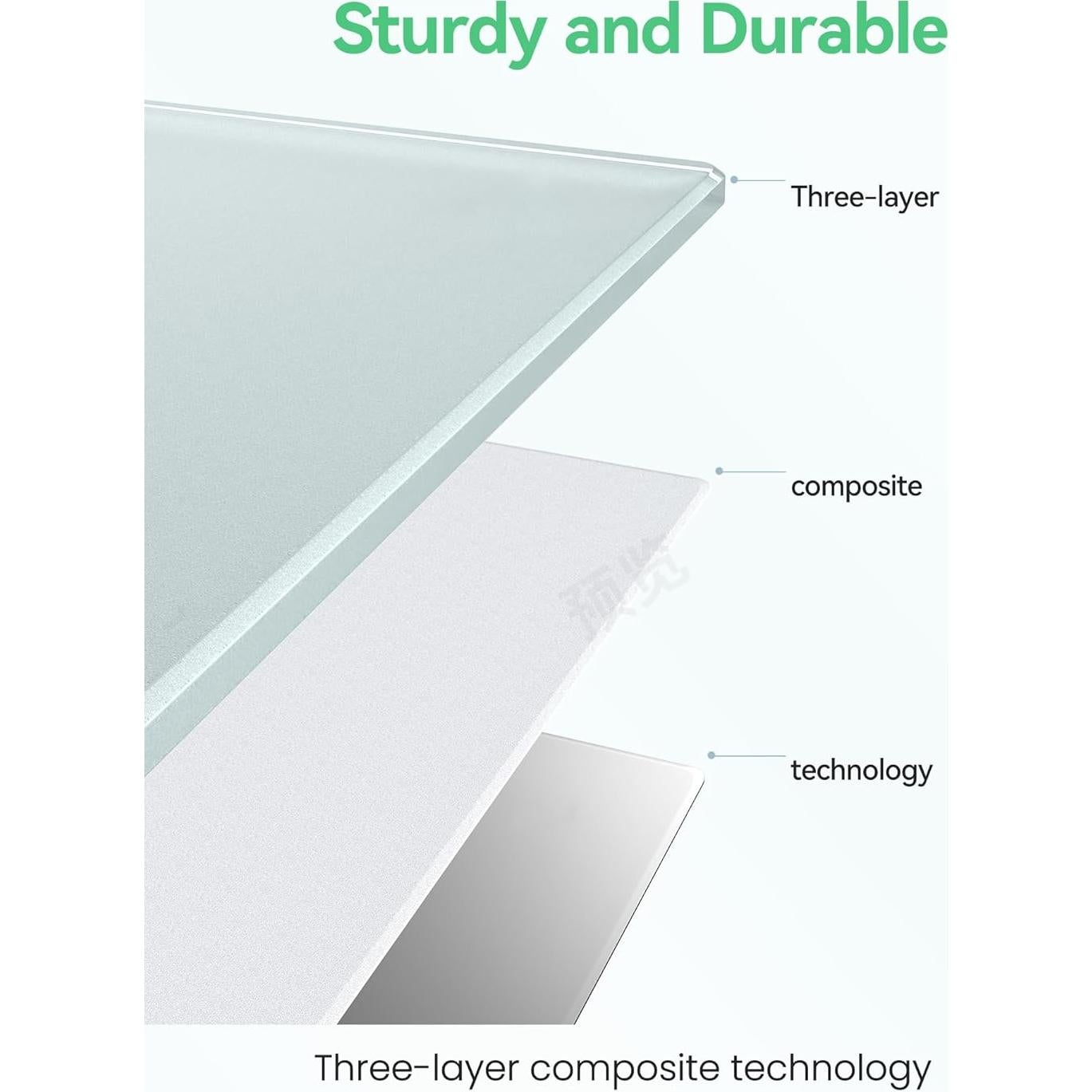 Tablero de Vidrio Borrado en Seco VUSIGN 182x182 cm Magnético