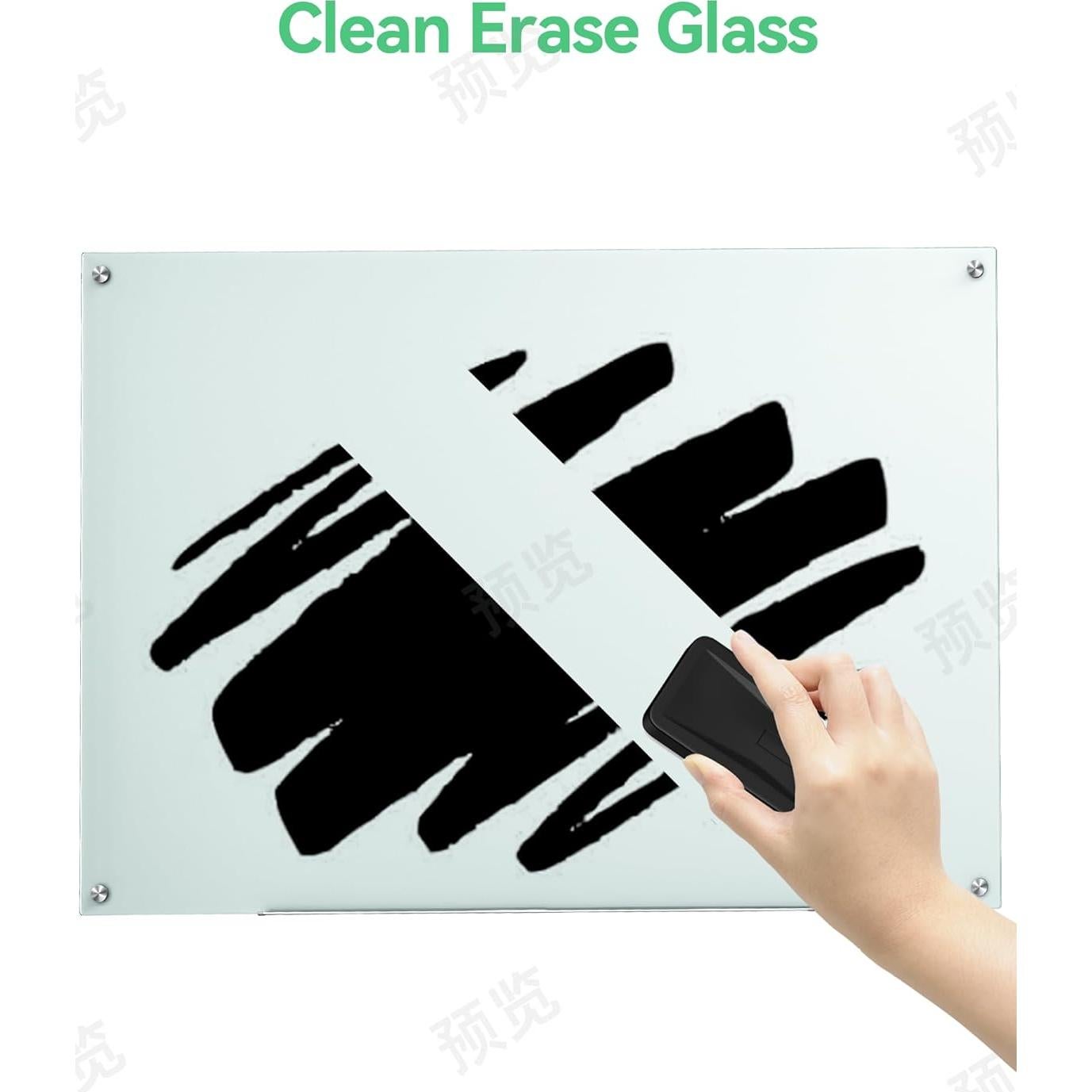 Tablero de Vidrio Borrado en Seco VUSIGN 182x182 cm Magnético