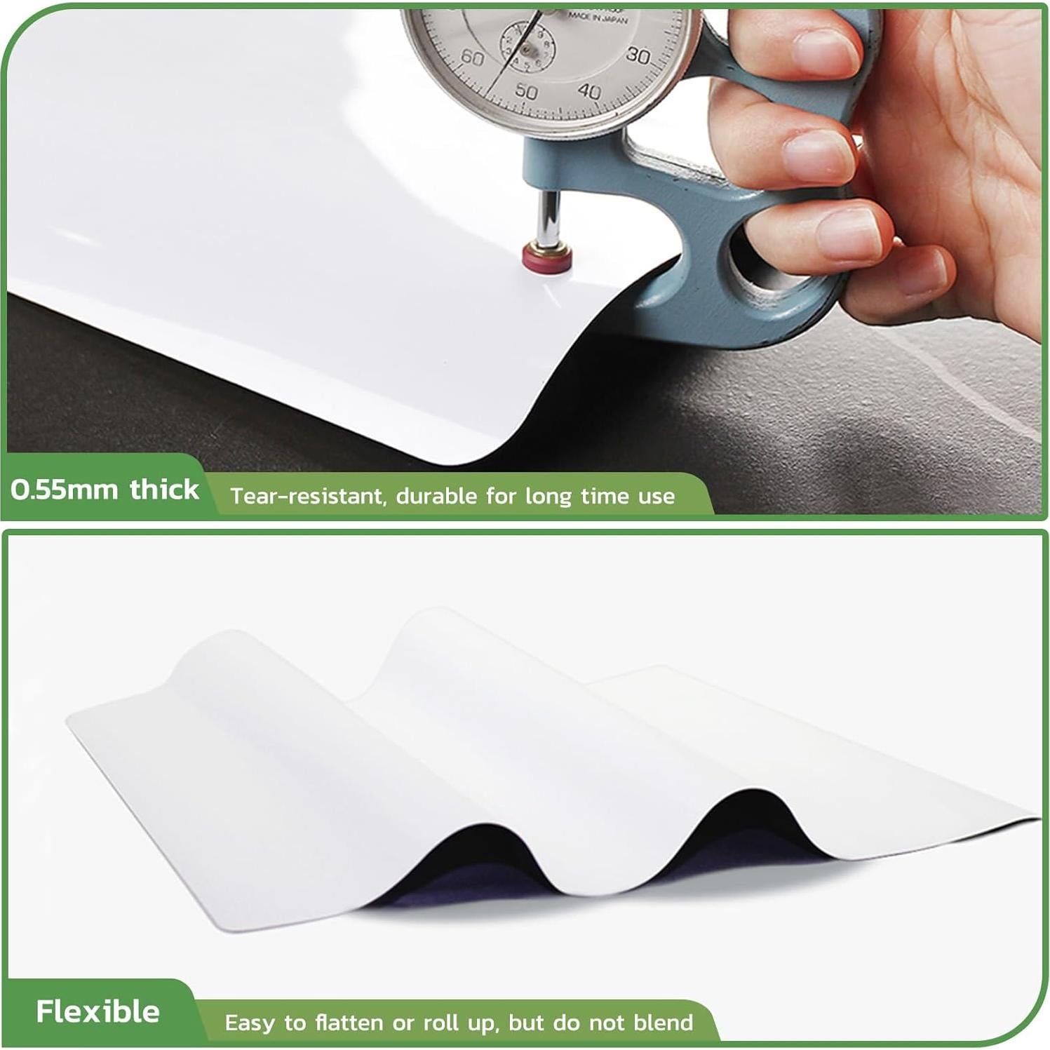 Tablero Magnético Borrable HOMiDEK 30.5x20.3cm con 4 Marcadores