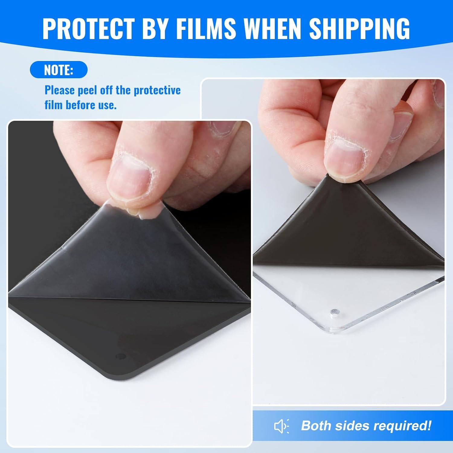 Paquete de 2 Tableros Magnéticos Acrílicos 30.48x20.32cm LANDNEOO