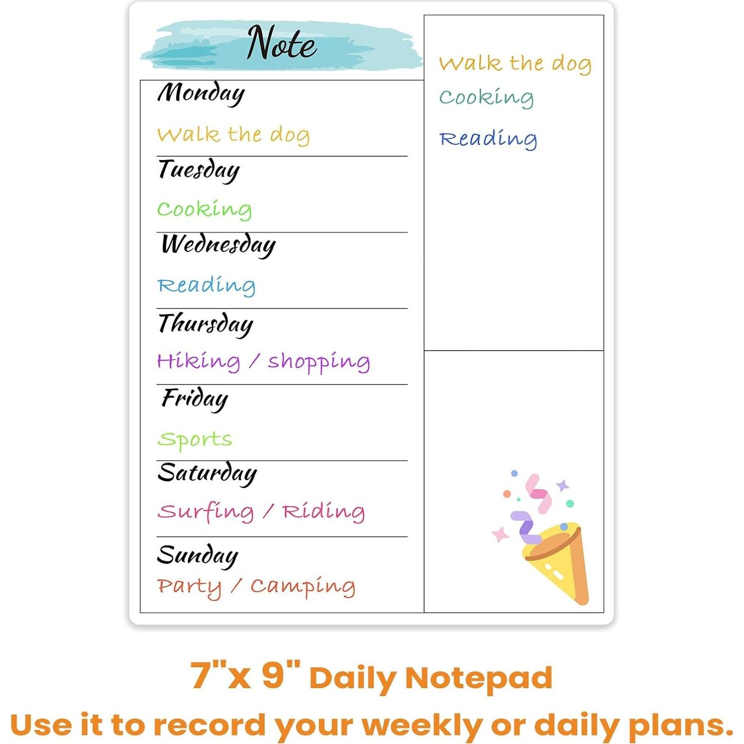 Calendario Magnético Borrado en Seco MaaIbok 38x29 cm