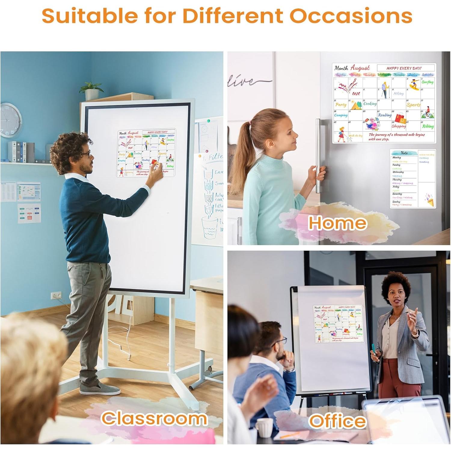 Calendario Magnético Borrado en Seco MaaIbok 38x29 cm