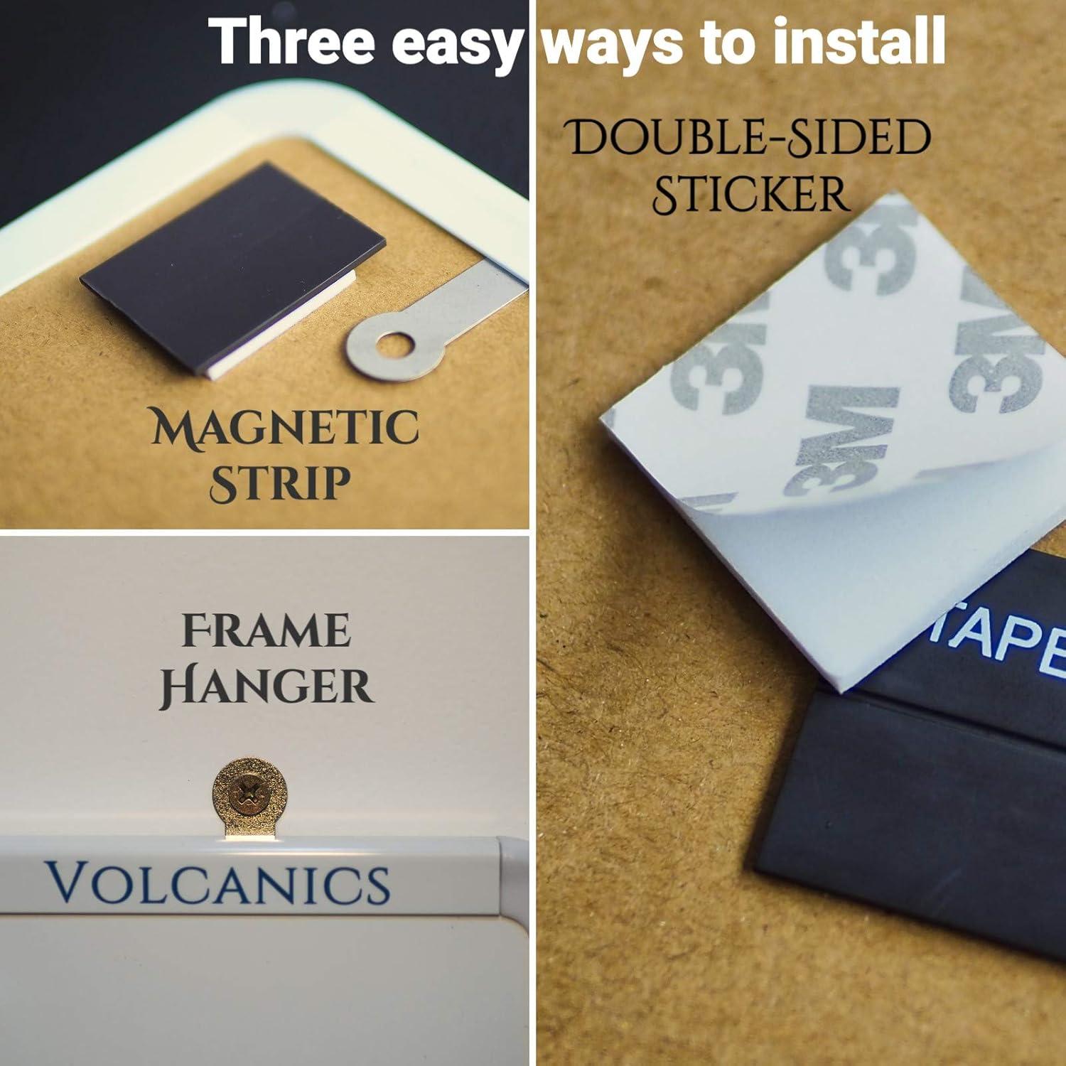 Tablero Blanco Magnético Volcanics 35.8x27.9 cm con Marcador