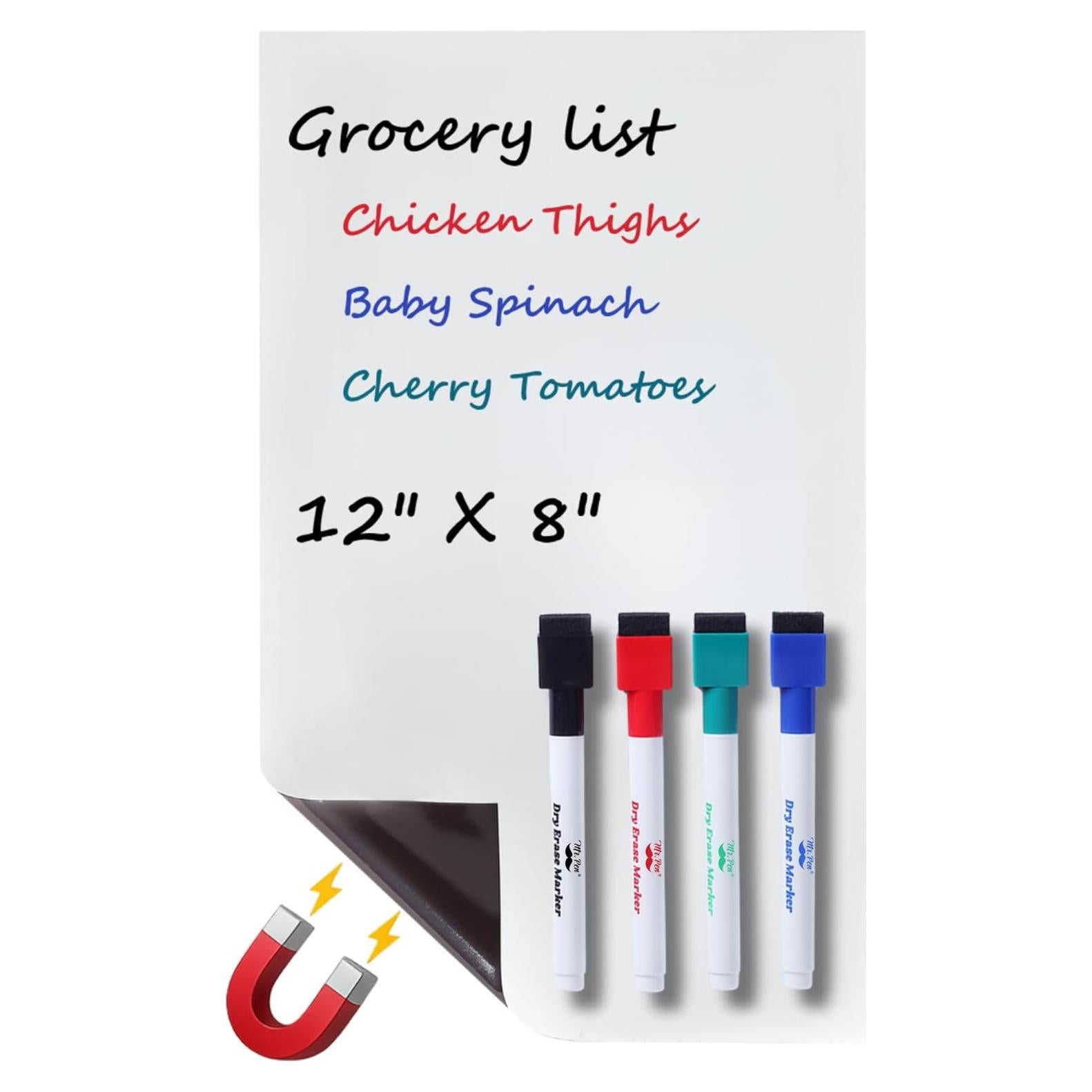 Pizarra Blanca Magnética Pequeña Mr. Pen 30.48x21.08 cm