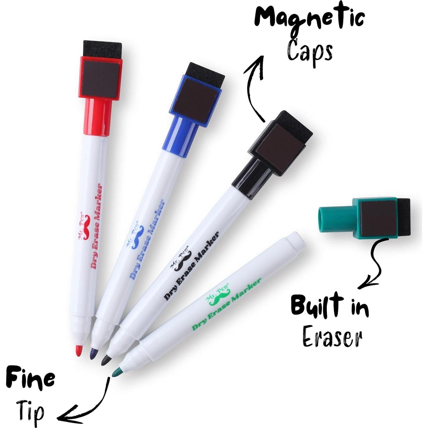 Pizarra Blanca Magnética Pequeña Mr. Pen 30.48x21.08 cm